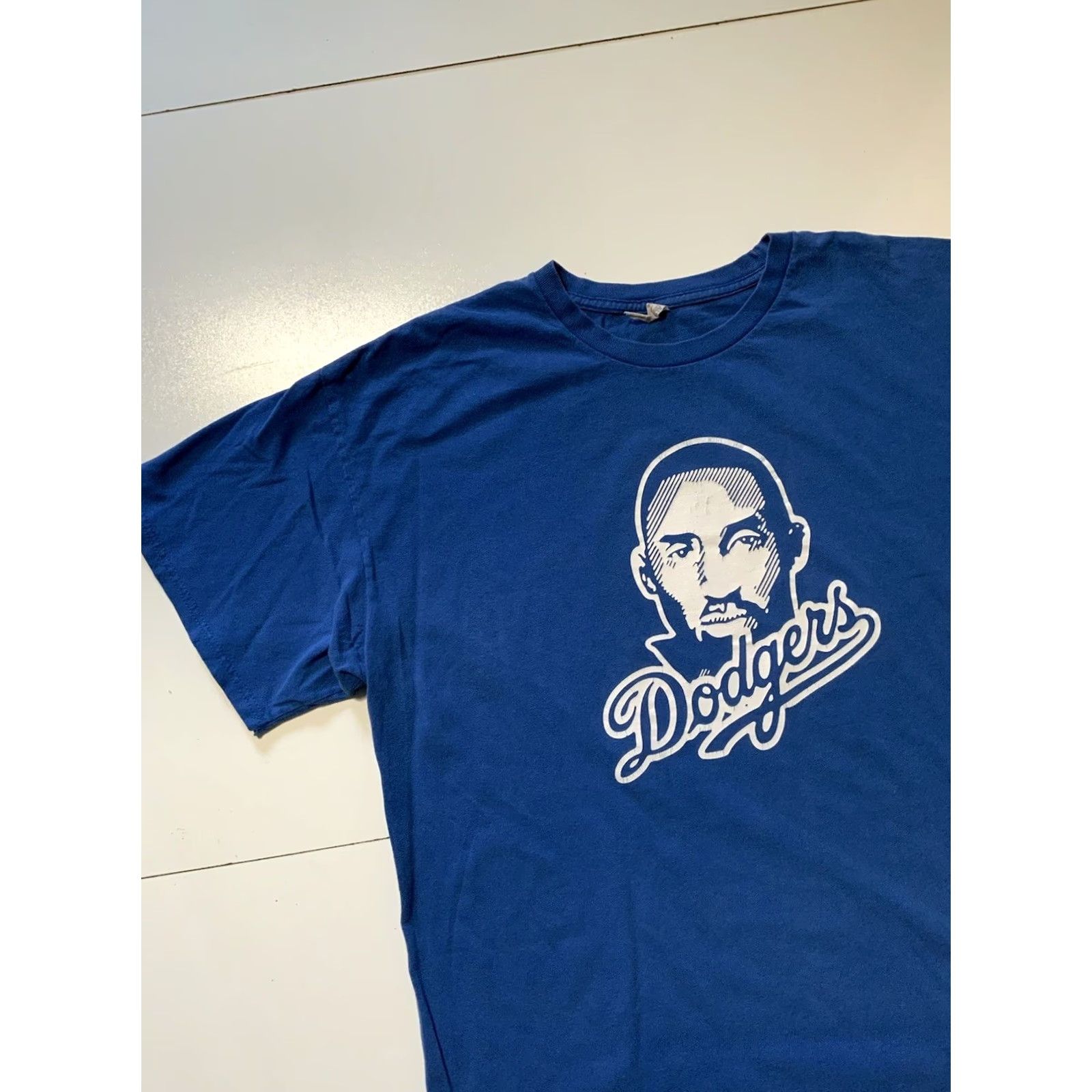 Vintage VINTAGE Alstyle Los Angeles Dodgers Kobe Bryant Graphic S/S Crewneck T-Shirt XL Men Blue L Size US XL / EU 56 / 4 - 4 Thumbnail