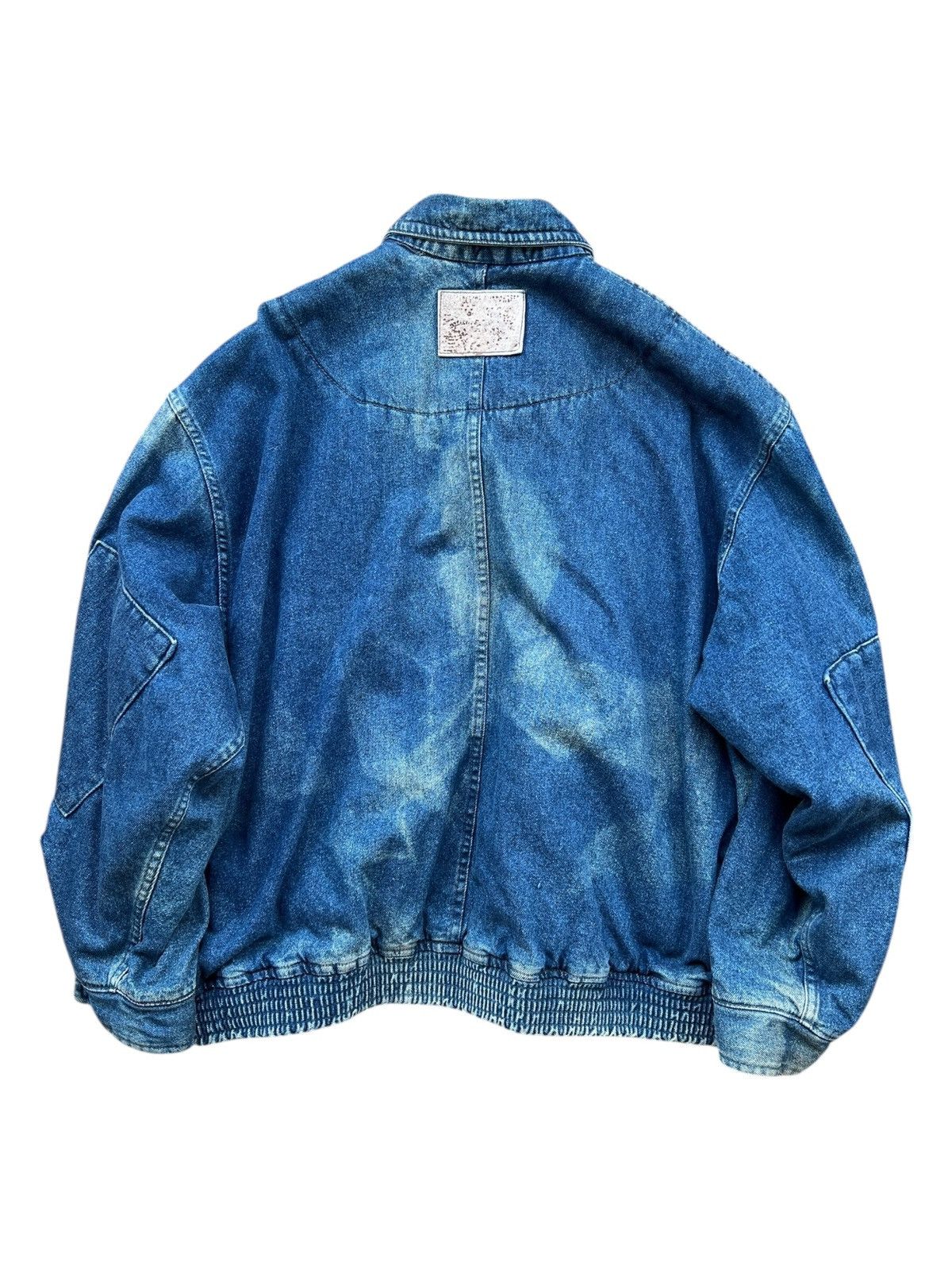 Japanese Brand 1990s FITTZ Utility Heavy Weight Multi Pocket Denim Jacket Size US XL / EU 56 / 4 - 2 Thumbnail