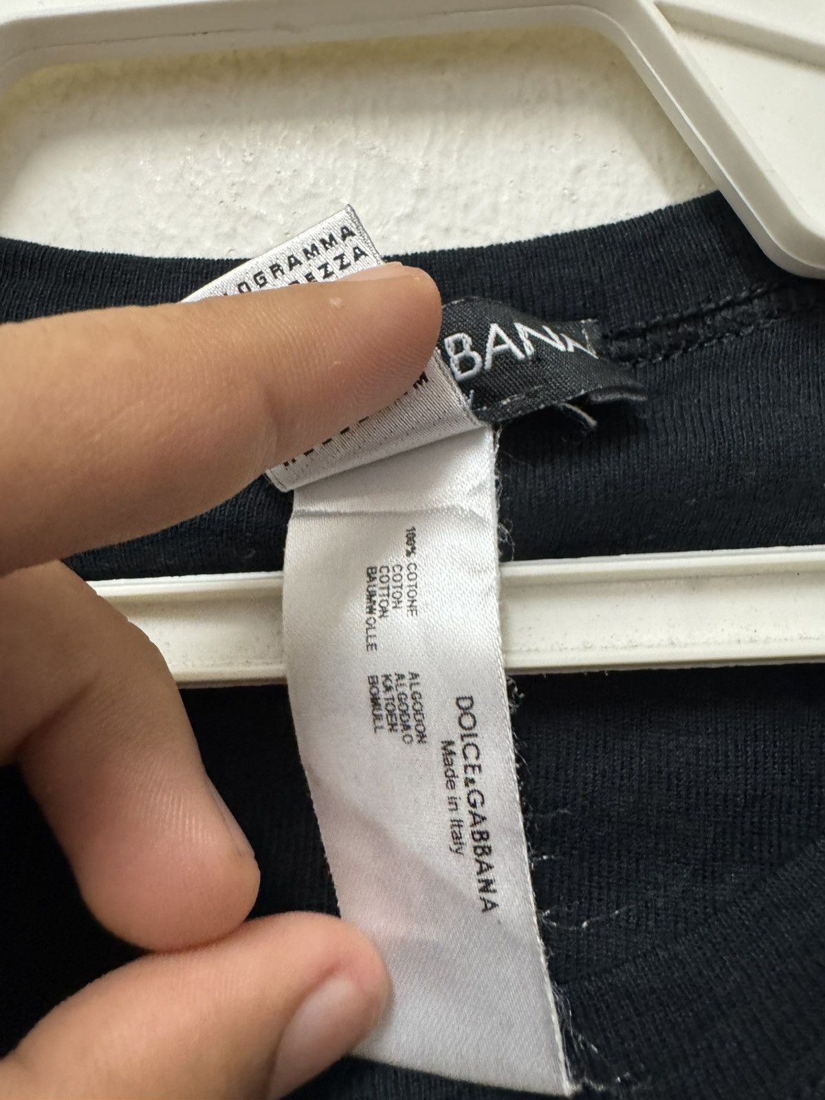 Designer × Dolce & Gabbana Dolce & Gabbana Logo Authentic T shirt Size US S / EU 44-46 / 1 - 8 Thumbnail