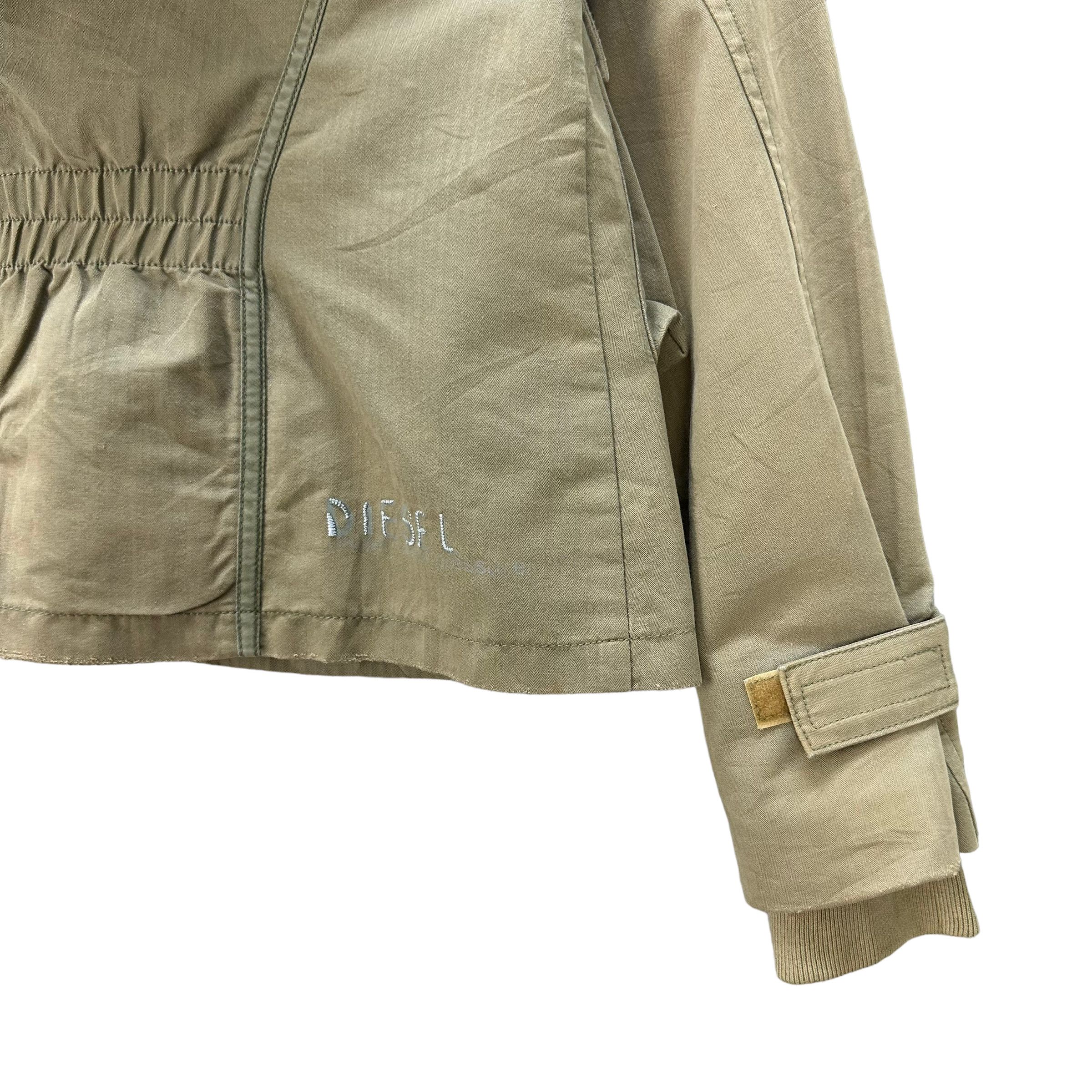 Diesel DIESEL NICE DESIGN HOODED CROPPED JACKET #7931-190 Size XS / US 0-2 / IT 36-38 - 20 Thumbnail