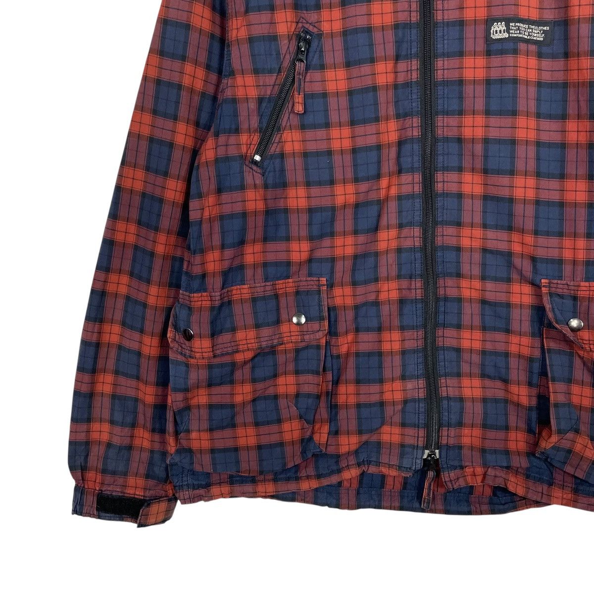 Japanese Brand Japanese Brand Sunny Clouds Hooded Tartan Jacket Size US M / EU 48-50 / 2 - 3 Thumbnail