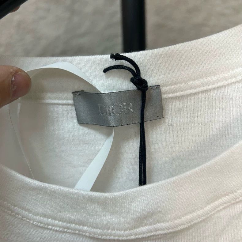 Dior Dior White printed logo short sleeves Size US L / EU 52-54 / 3 - 3 Thumbnail