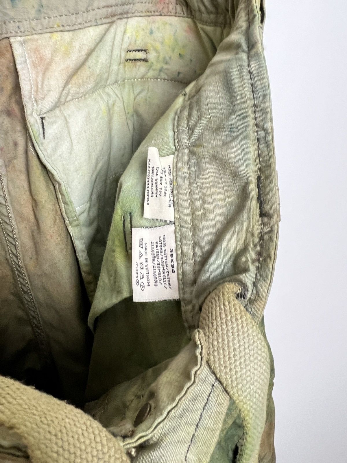 Polo Ralph Lauren ralph lauren tie dye cargo camo multipocket army pants Size US 36 / EU 52 - 15 Thumbnail