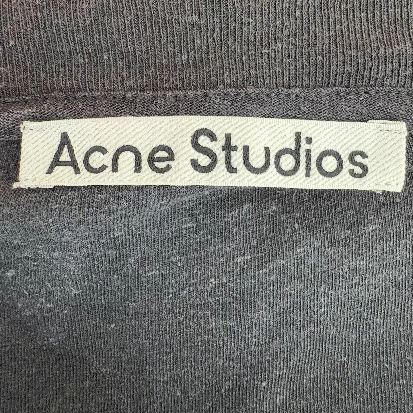 Acne Studios Acne Studios FW22 1996 Faded Black Crewneck Tee XL Size US XL / EU 56 / 4 - 3 Thumbnail