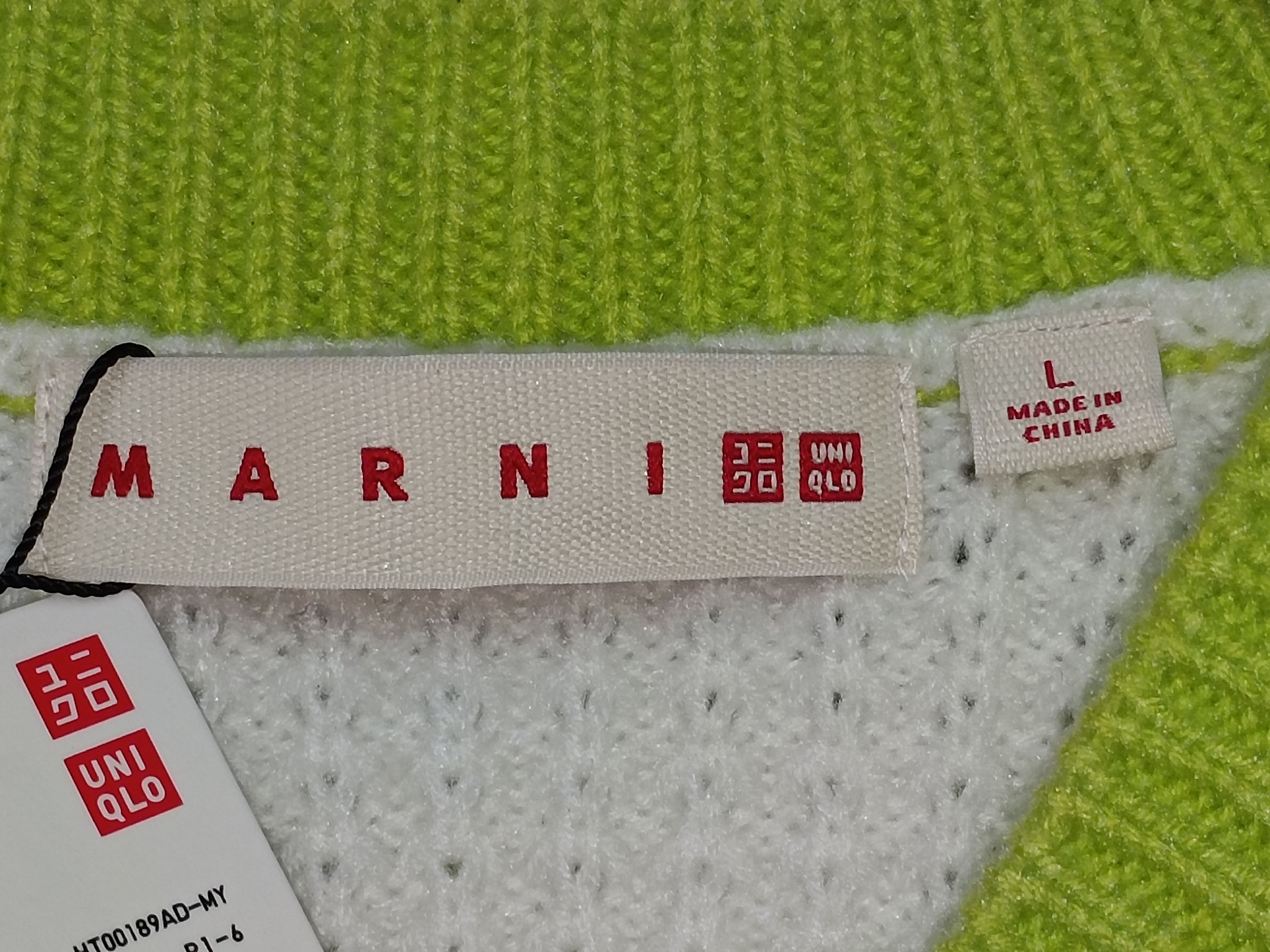 Marni Uniqlo x Marni Popcorn Knitted V Neck Vest Size US L / EU 52-54 / 3 - 8 Thumbnail