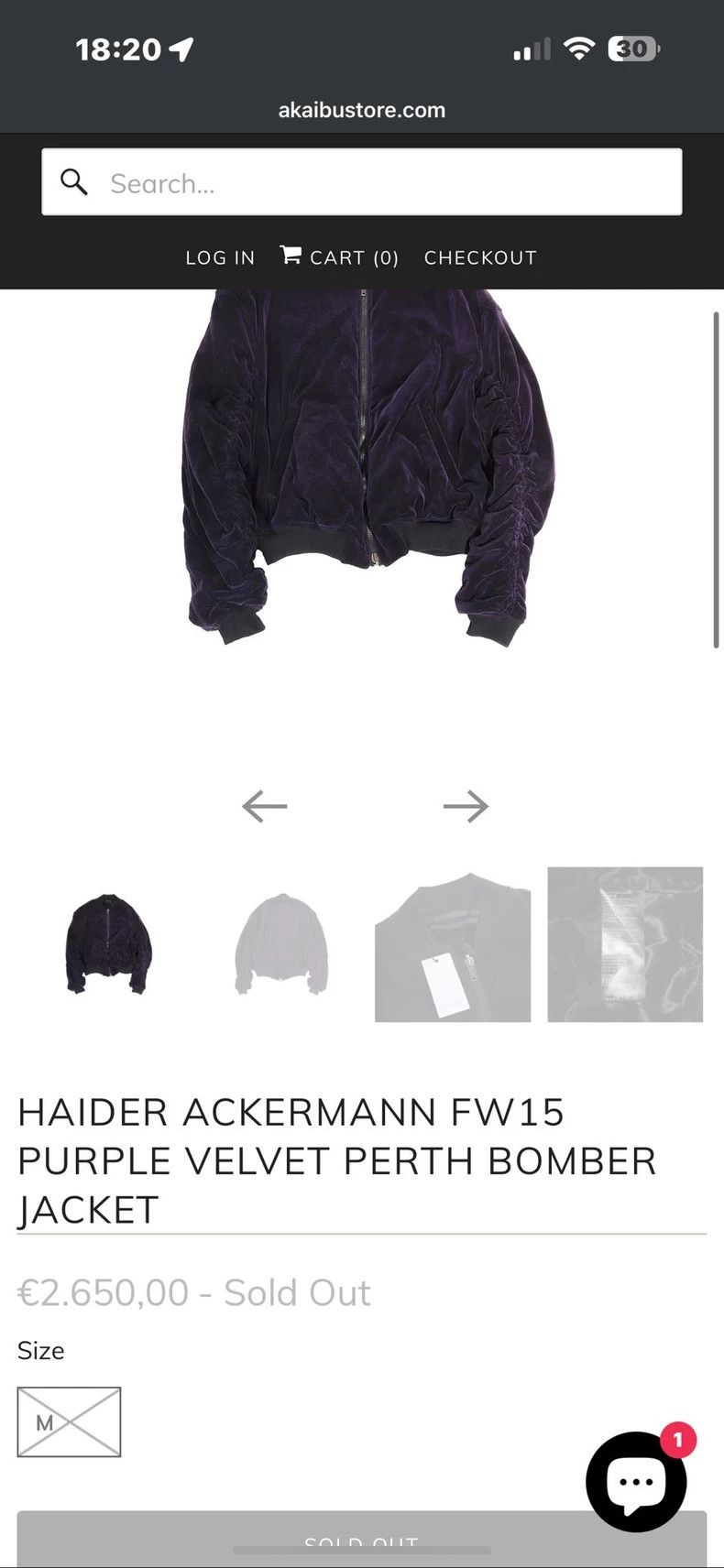 Haider Ackermann HAIDER ACKERMANN FW15 Purple Velvet Baseball Jacket 2502-N Size US L / EU 52-54 / 3 - 9 Thumbnail