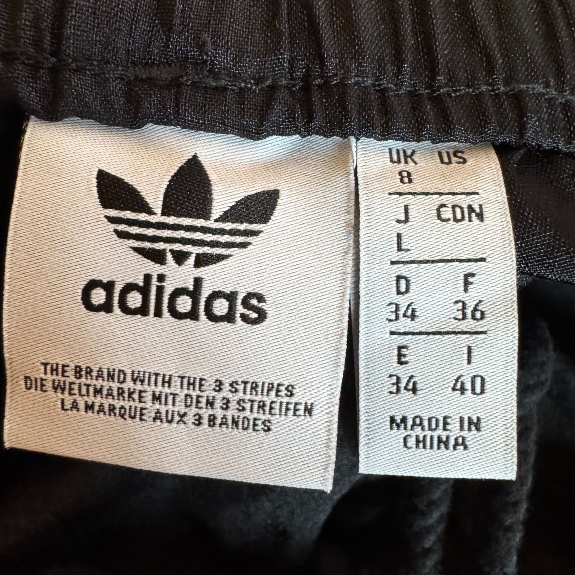 Adidas Adidas Originals Womens Black Logo Tape Track Jogger Pants A Size 27" / US 4 / IT 40 - 7 Thumbnail