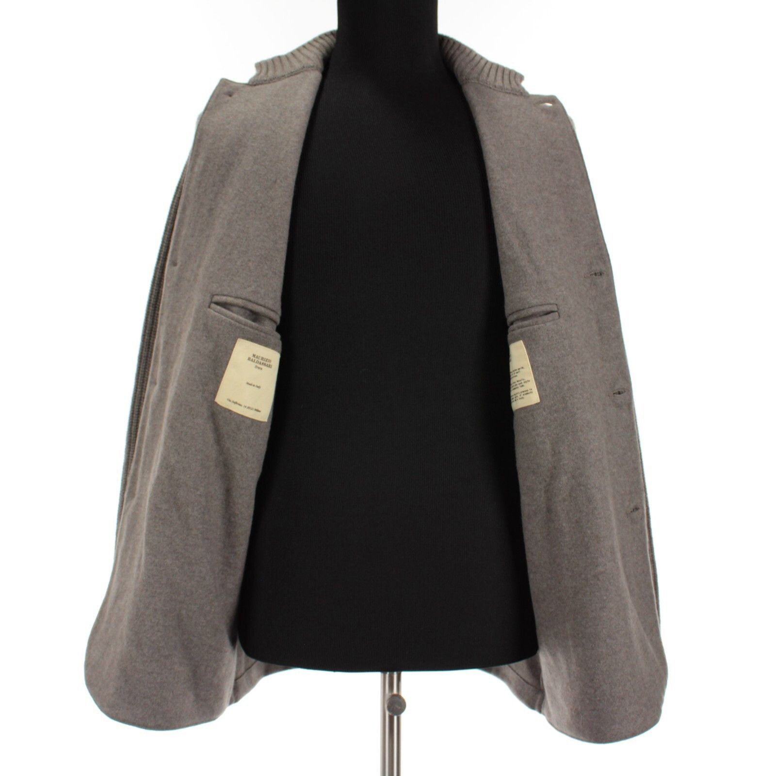 Maurizio Baldassari Maurizio Baldassari Jacket Size L US In Gray Cashmere Size US L / EU 52-54 / 3 - 6 Thumbnail