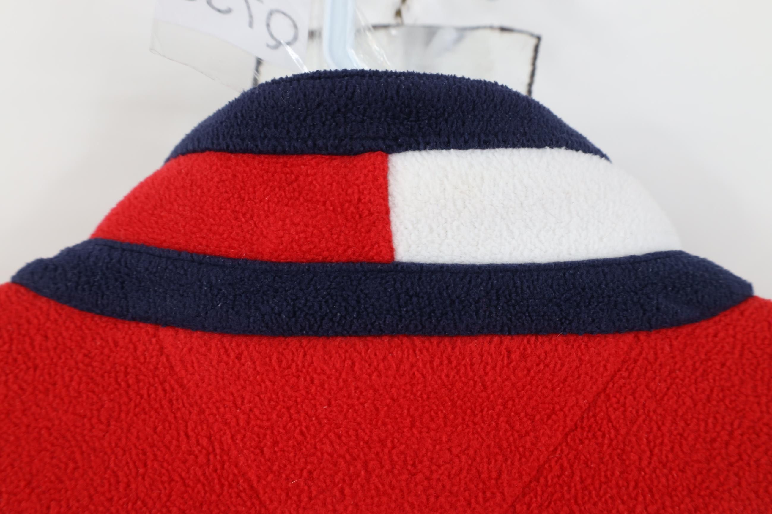 Tommy Hilfiger Vintage 90s Tommy Hilfiger 1/4 Zip Fleece Pullover Sweater Size US XL / EU 56 / 4 - 13 Thumbnail