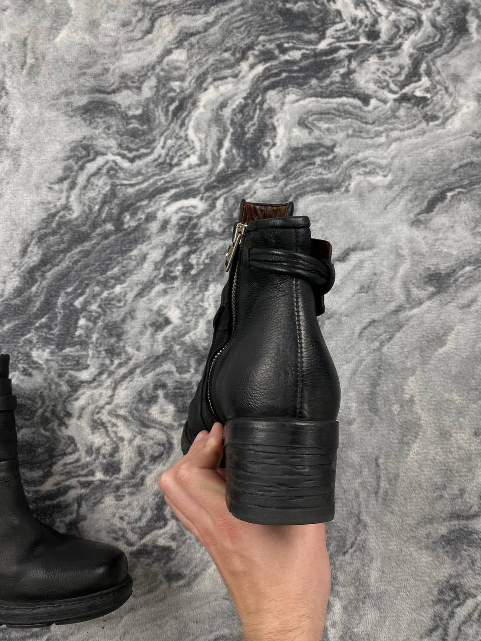 A.S.98 A.S.98 Airstep Leather Boots With Heels Women Size 39 Black Size US 9 / IT 39 - 9 Thumbnail