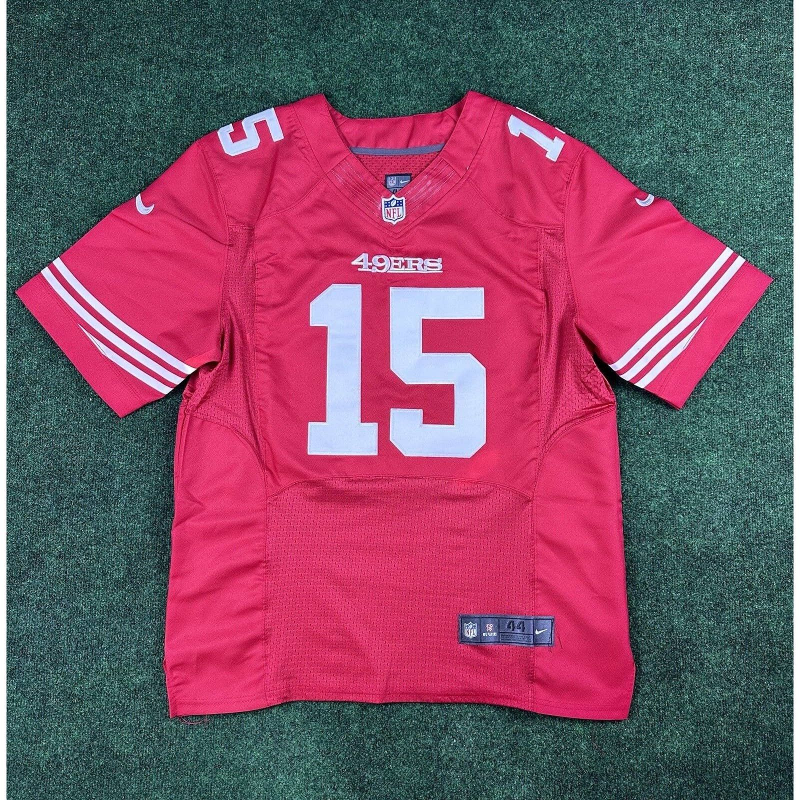 2012-14 SAN FRANCISCO 49ERS CRABTREE #15 NIKE GAME JERSEY (HOME) XXL