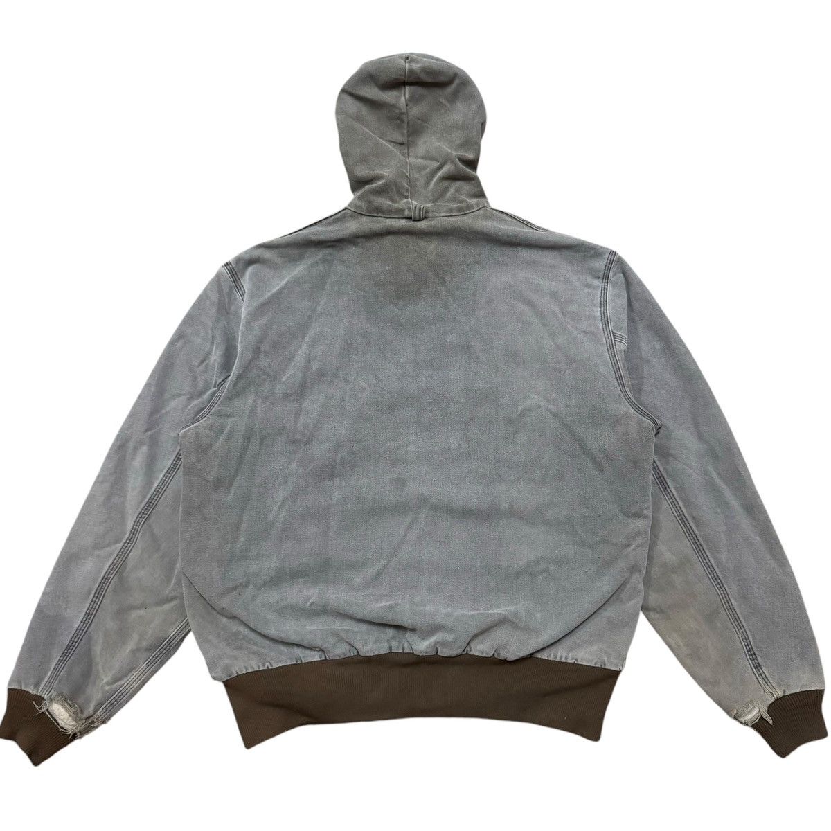 Carhartt VINTAGE CARHARTT DISTRESSED HOODIE JACKET Size US L / EU 52-54 / 3 - 6 Thumbnail