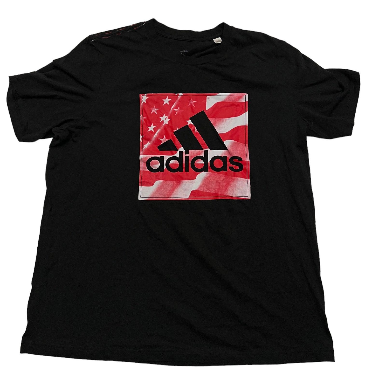 Adidas Adidas American Flag Graphic Tee - Size XL Size US XL / EU 56 / 4 - 1 Thumbnail