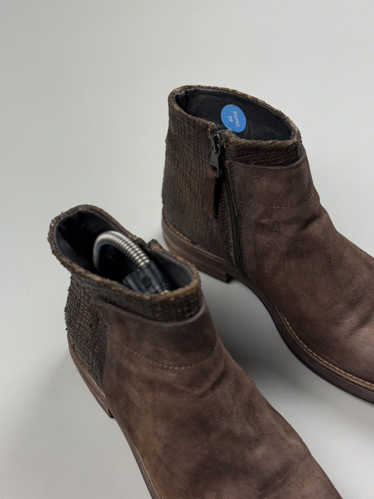 Other Mjus Ladies Avant-garde Ankle Zip Boots Shoes Size 39 / US 9 Size US 9 / IT 39 - 5 Thumbnail