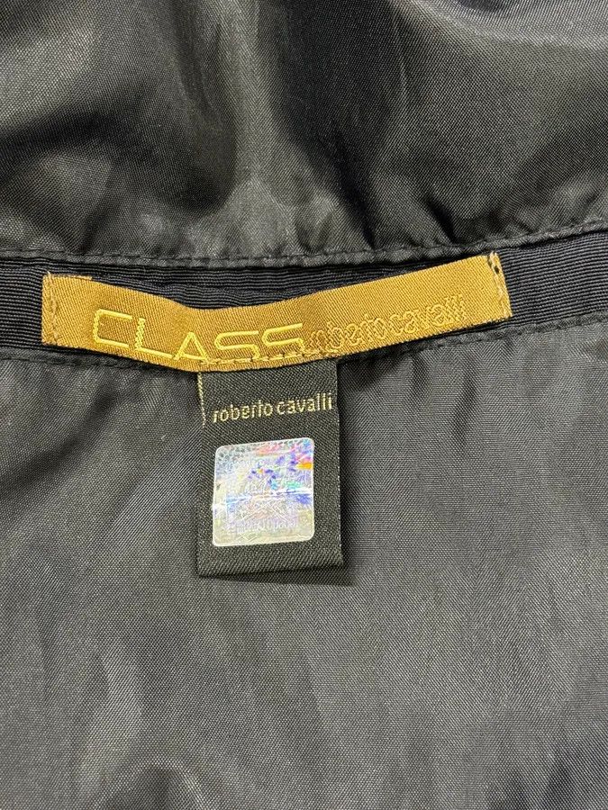 Roberto Cavalli 2000s Roberto Cavalli Black Buttoned Jacket Size US M / EU 48-50 / 2 - 7 Thumbnail