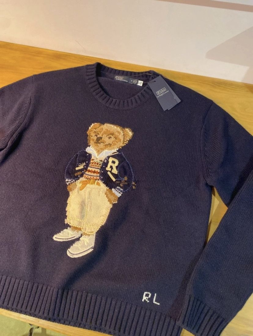 Polo Ralph Lauren Polo Bear wool-cashmere jumper Size US M / EU 48-50 / 2 - 2 Thumbnail