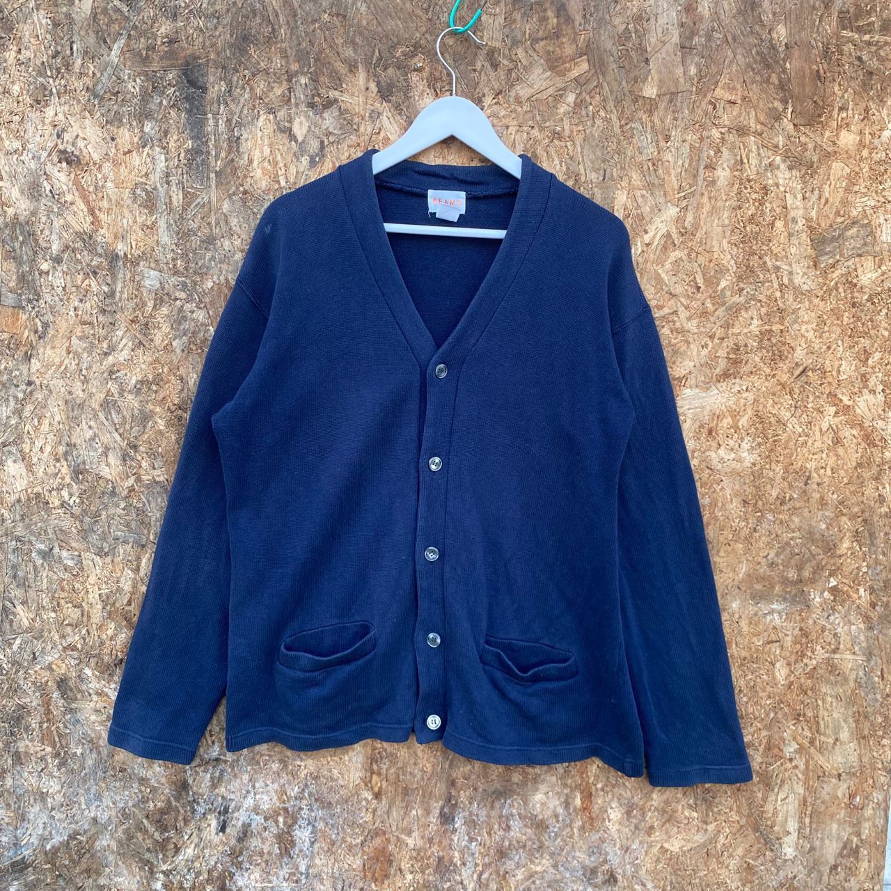 Beams Japan Vintage Beams Japanese Brand Cardigan Knitwear Size US L / EU 52-54 / 3 - 1 Thumbnail