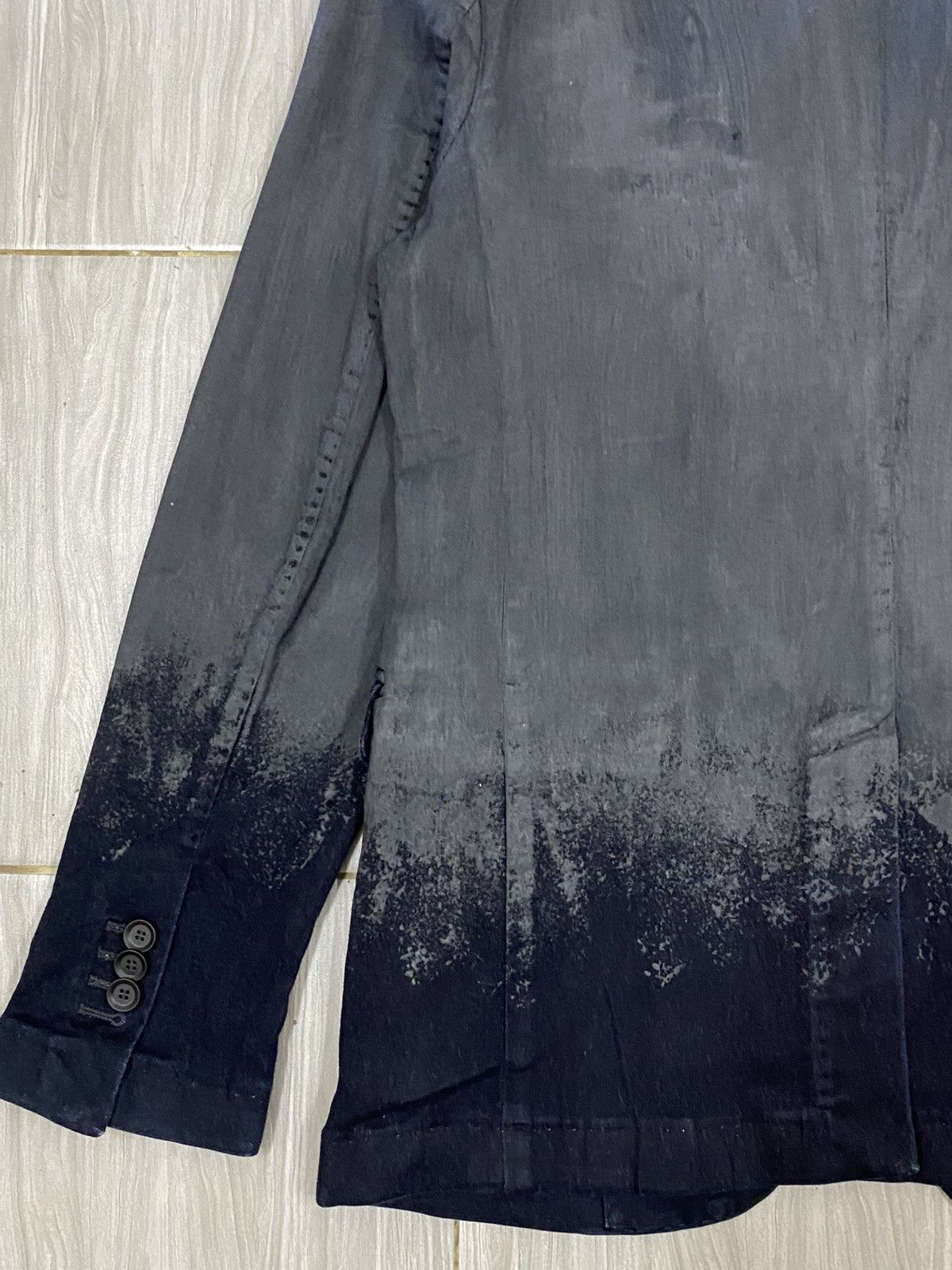Diesel Diesel Cupro Gradient – Avant Garde Dip Dye Tailored Jacket Size US S / EU 44-46 / 1 - 13 Thumbnail