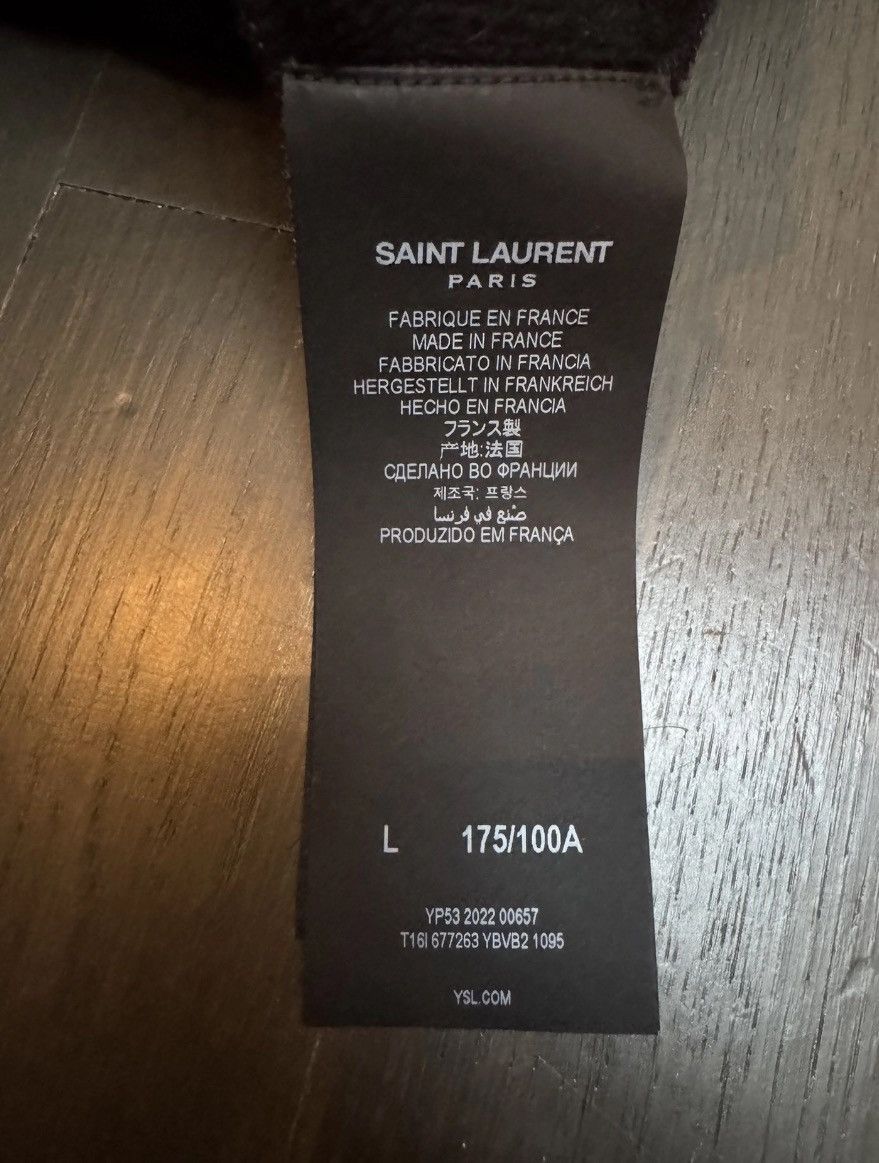 Saint Laurent Paris Saint Laurent Signature Logo Hoodie Size US L / EU 52-54 / 3 - 4 Thumbnail