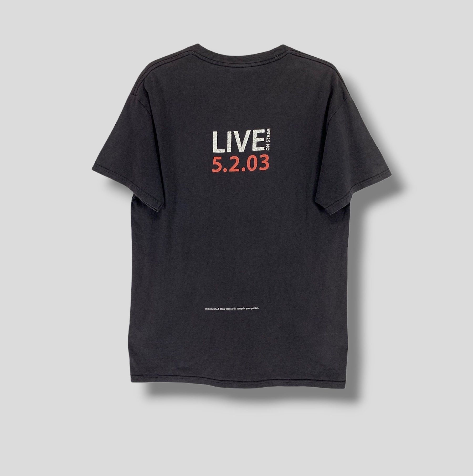 Vintage Apple ipod live on stage tshirt