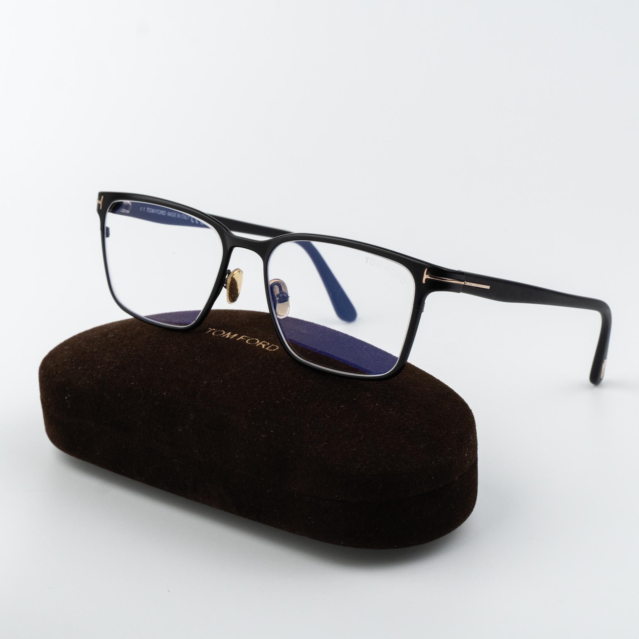Tom Ford Tom Ford Men Eyeglasses FT5733-B 002 NEW AUTHENTIC Size ONE SIZE - 1 Thumbnail