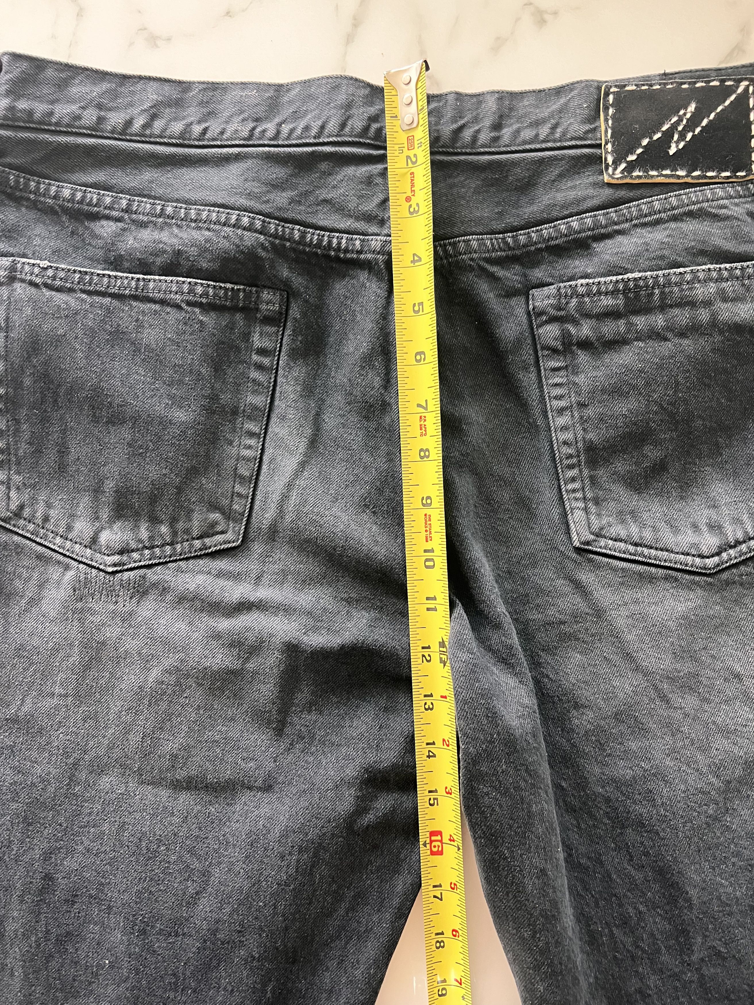 Visvim ICT SOCIAL SCULPTURE 10 - CMYK black denim W38 L30