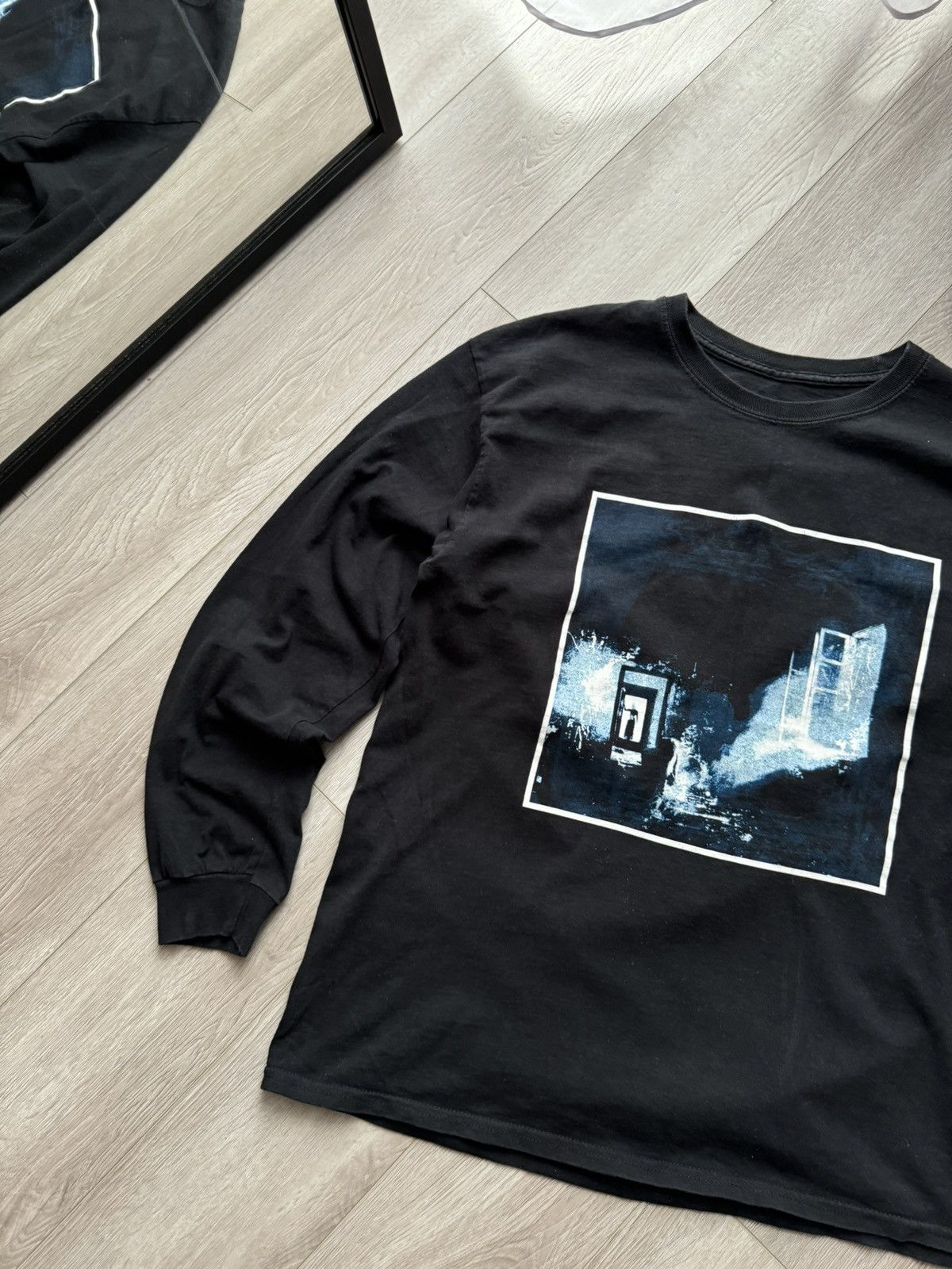 Band Tees × Comfort Colors Knocked Loose A Different Shade Of Blue Long Sleeve Shirt Size US L / EU 52-54 / 3 - 2 Thumbnail