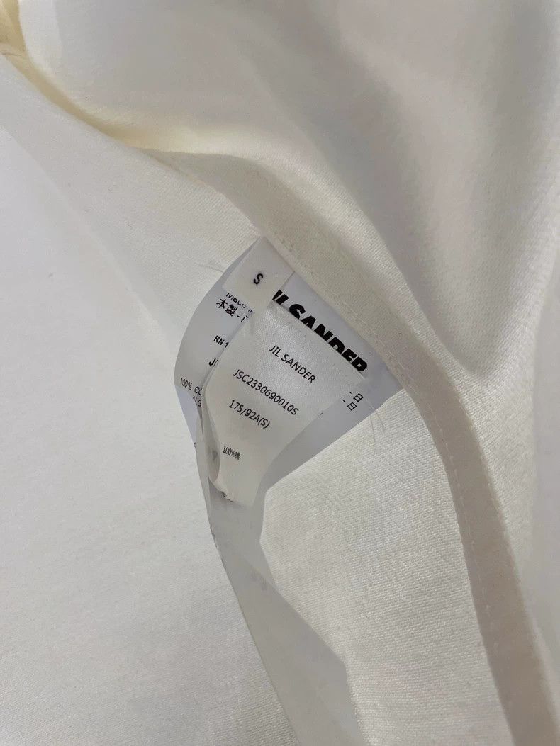Jil Sander Jil Sander Cotton single breasted five quarter sleeved shi Size US S / EU 44-46 / 1 - 4 Thumbnail