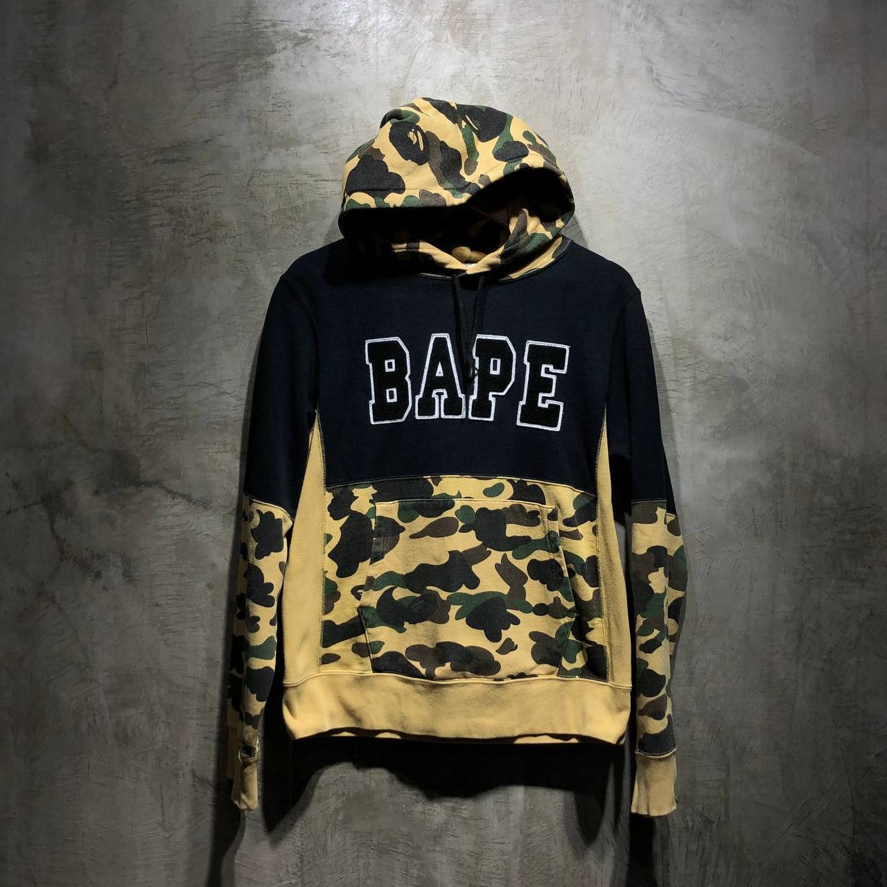 Bape two tone hoodie on sale