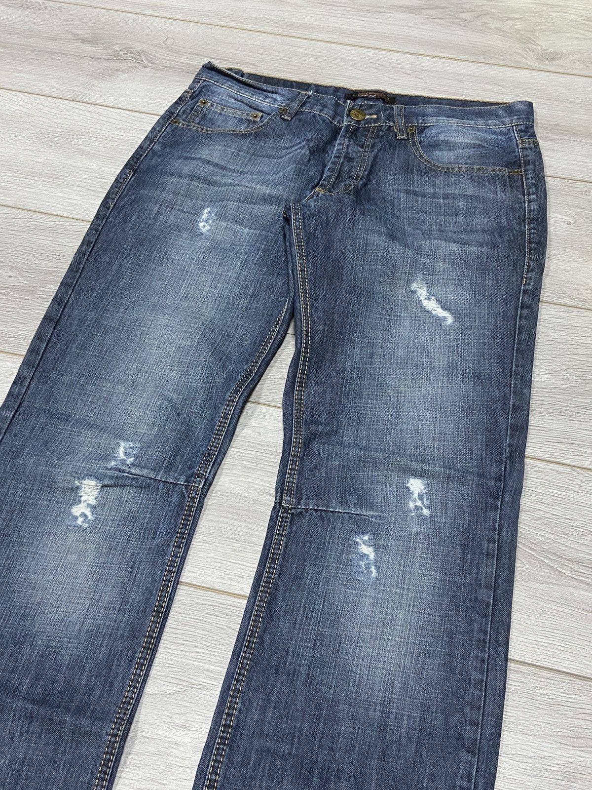 Ed Hardy Ed Hardy skull 💀 eagle big embro logo print vintage jeans Size US 32 / EU 48 - 8 Thumbnail