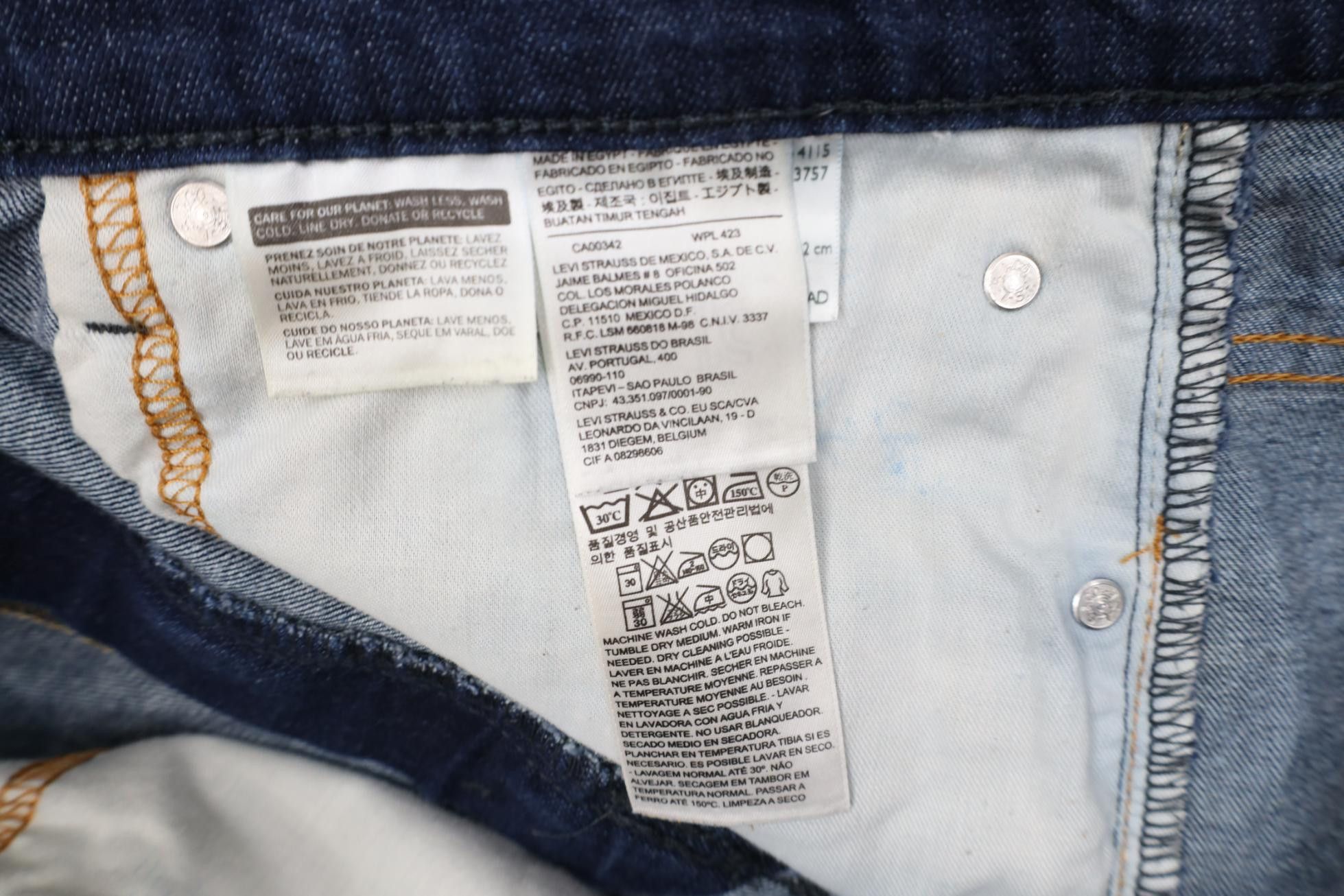 Levi's Vintage Y2K Levis 569 Fit Baggy Denim Jean Shorts Jorts Blue Size US 44 / EU 60 - 6 Thumbnail
