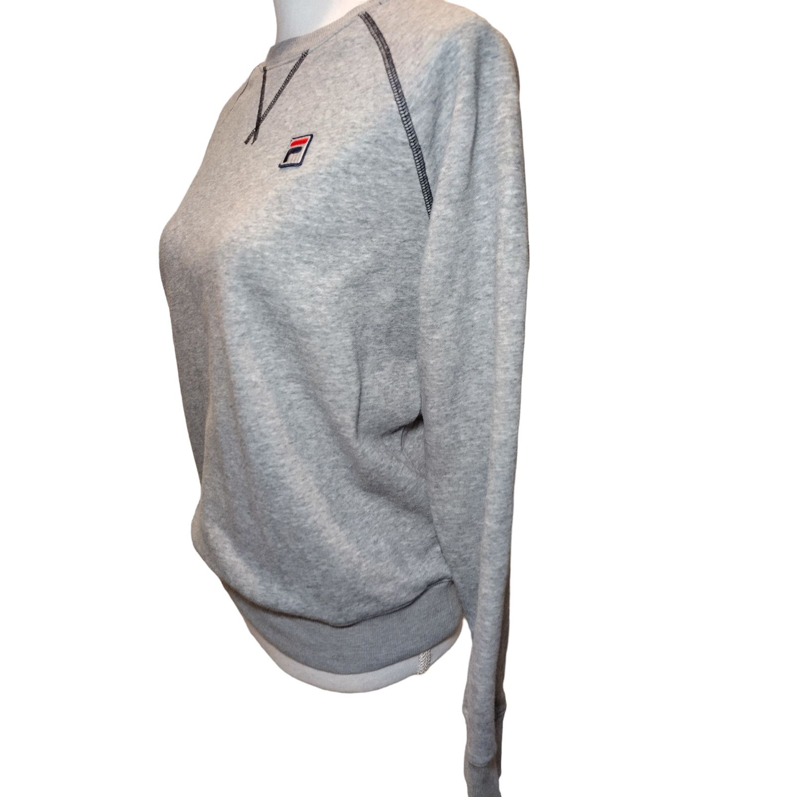 Fila Fila Womens Sweatshirt Long Sleeve Crewneck Pullover Gray Sm Size S / US 4 / IT 40 - 5 Thumbnail