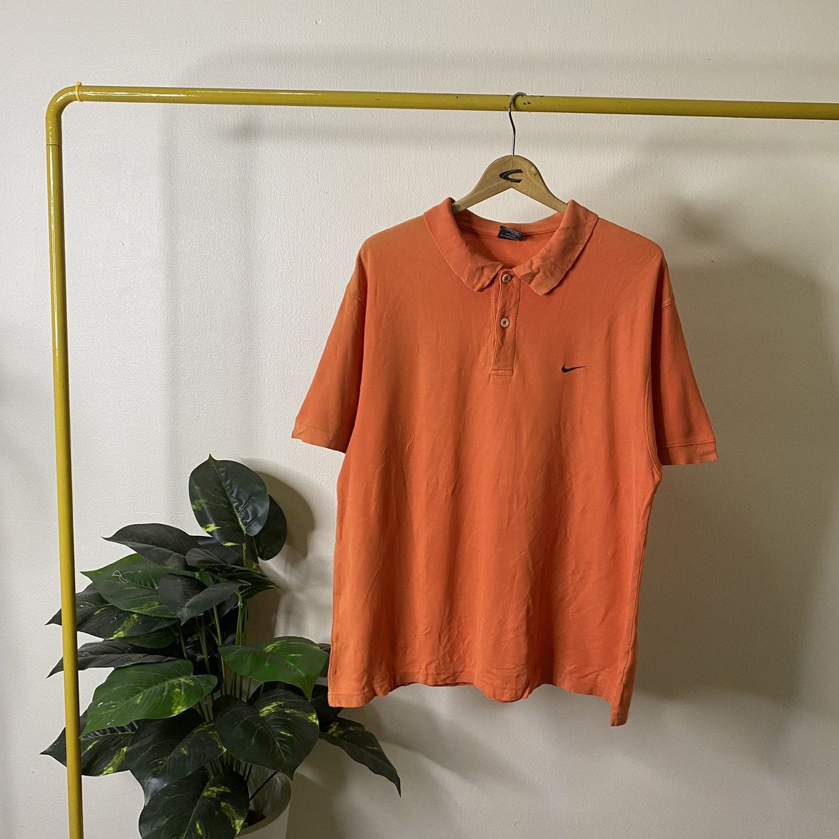 Nike Vintage 2000s Team Nike Centre Swoosh Polo Tee Size US XL / EU 56 / 4 - 6 Thumbnail