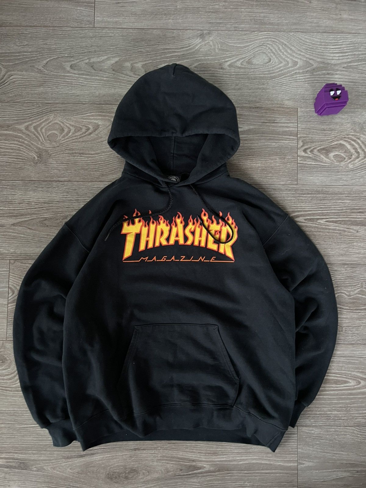 Thrasher Vintage Rare Thrasher Big Born Fire Flame Logo Hoodie Size US M / EU 48-50 / 2 - 8 Thumbnail