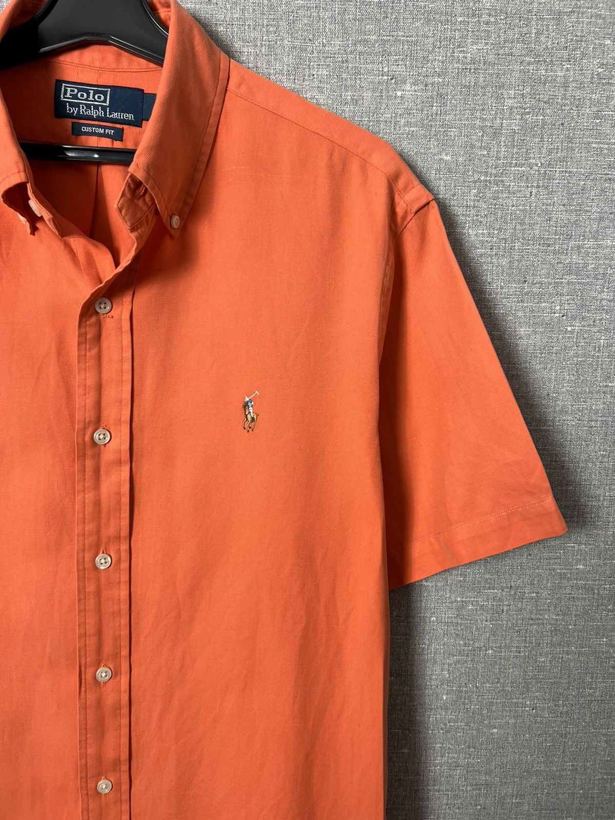 Polo Ralph Lauren Vintage Ralph Lauren Cotton/Silk/Linen Short Sleeve Shirt Size US L / EU 52-54 / 3 - 6 Thumbnail