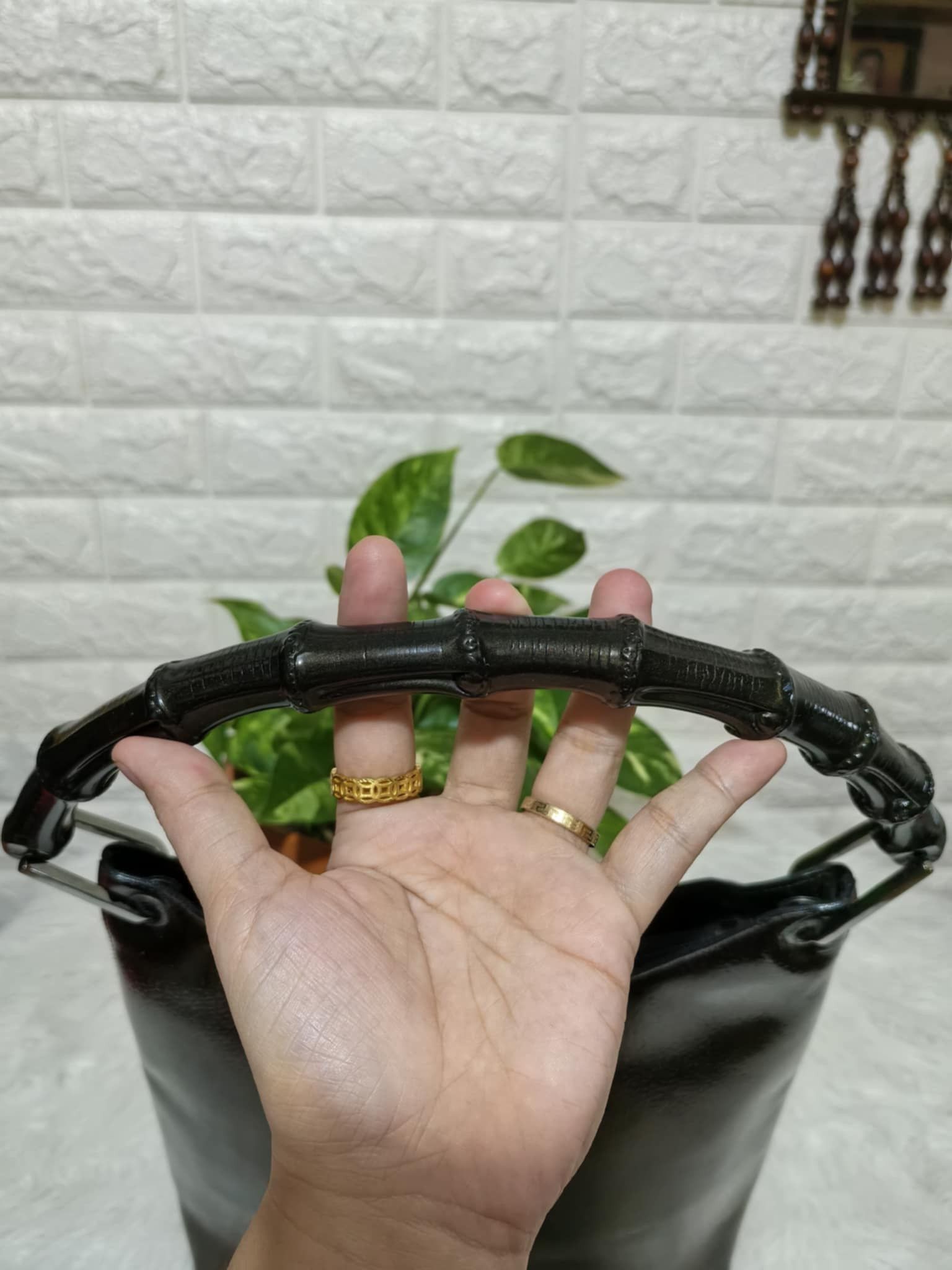 Gucci × Vintage Gucci bamboo handbag vintage Size ONE SIZE - 5 Thumbnail