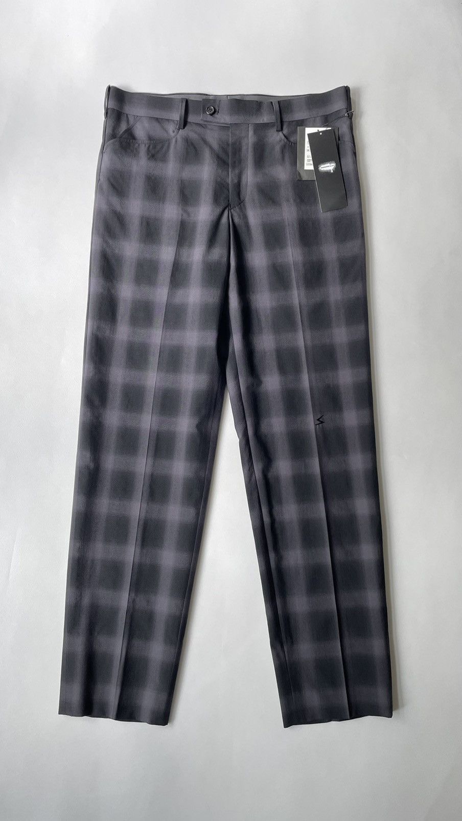 Undercover ‘Shadow Plaid’ Check Wool Trousers Size US 32 / EU 48 - 2 Thumbnail