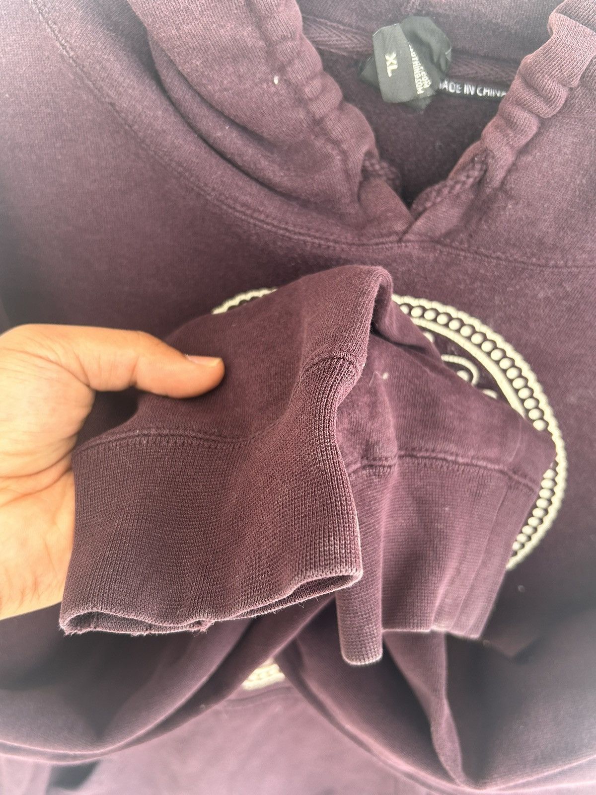 Obey Obey hoodie purple fronthit skeleton Size US M / EU 48-50 / 2 - 6 Thumbnail