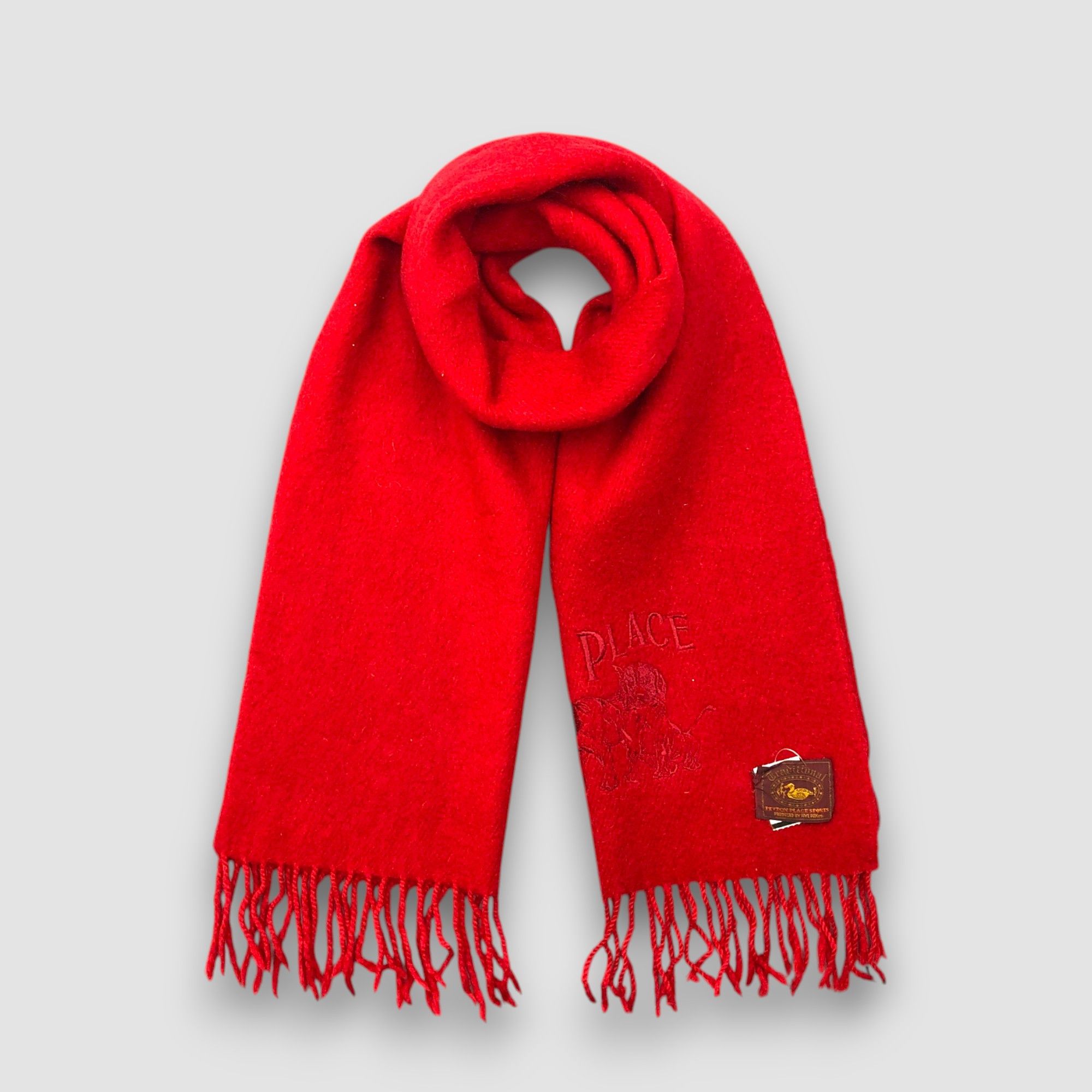 PPFM Vintage Peyton Place Scarf Muffler Wool Cashmere Scarves Size ONE SIZE - 1 Thumbnail