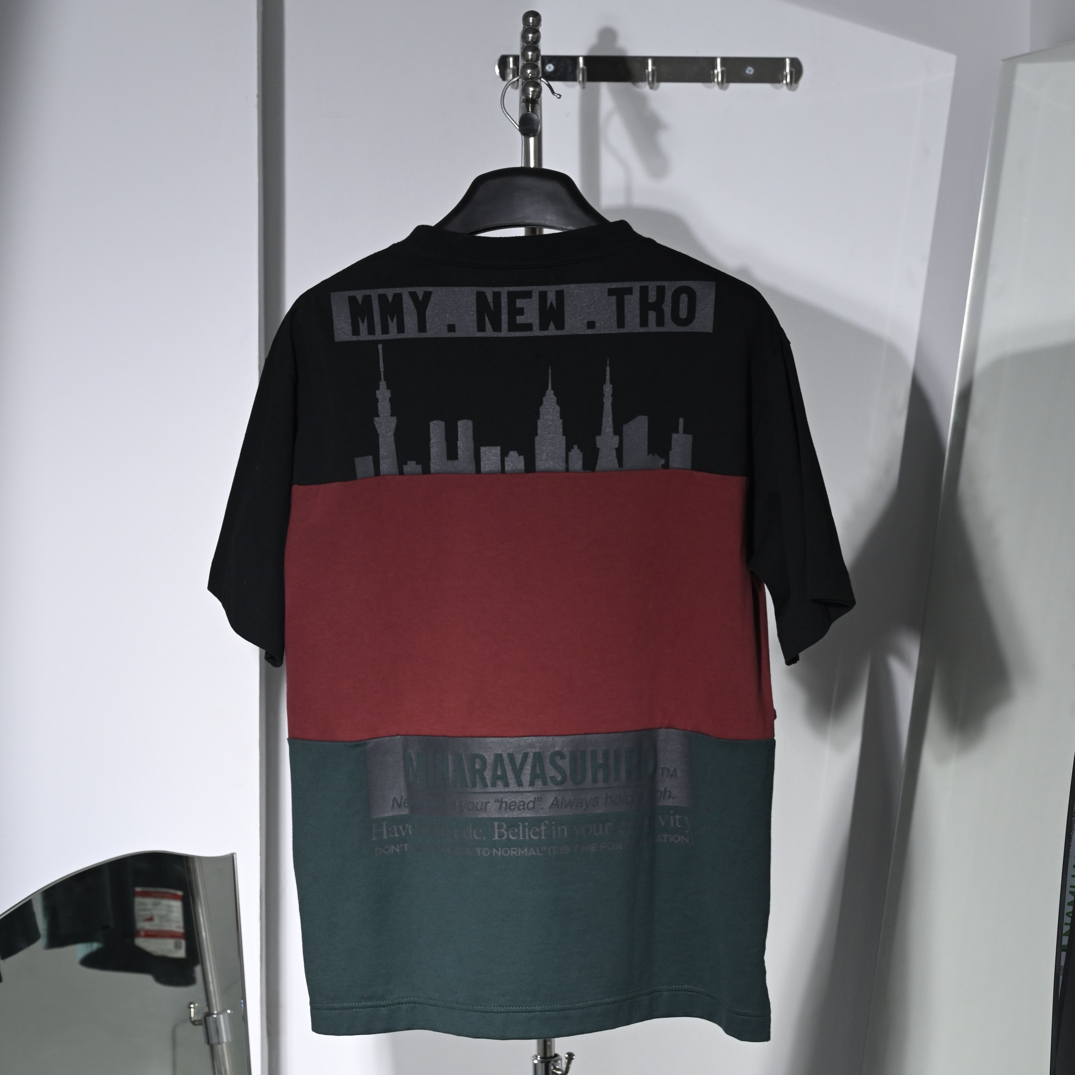 Maison MIHARA YASUHIRO MAISON MIHARA YASUHIROV LAYERED LOGO T-SHIRT-BLACK Size US S / EU 44-46 / 1 - 2 Thumbnail