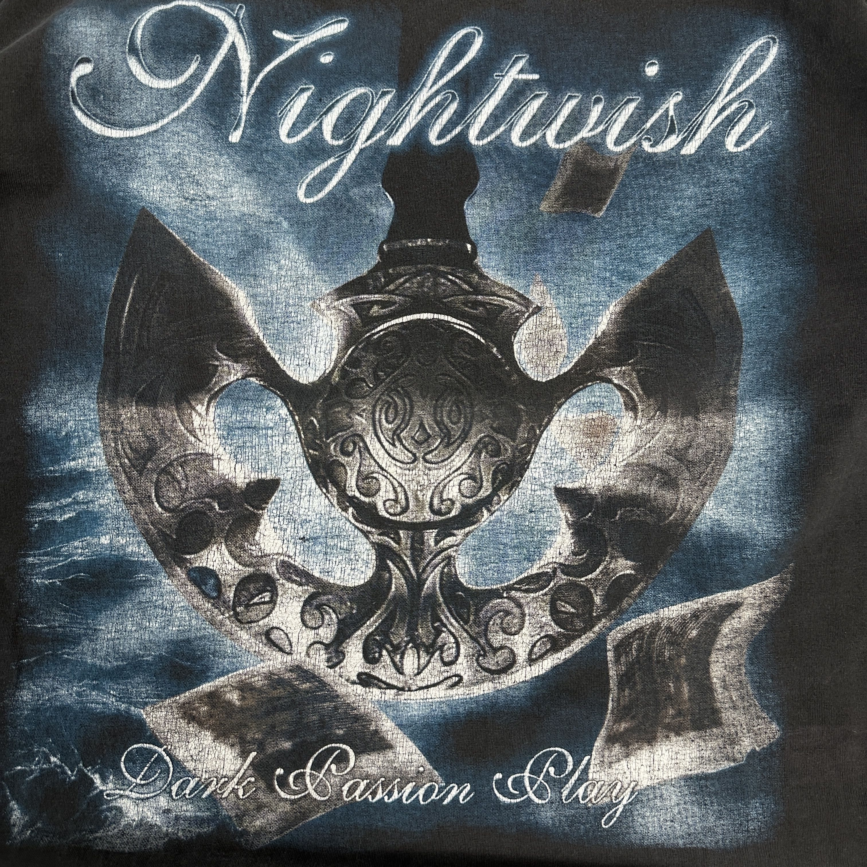 Vintage Vintage Streetwear Oversize Printed Nightwish T-shirt 00s Size US M / EU 48-50 / 2 - 2 Thumbnail