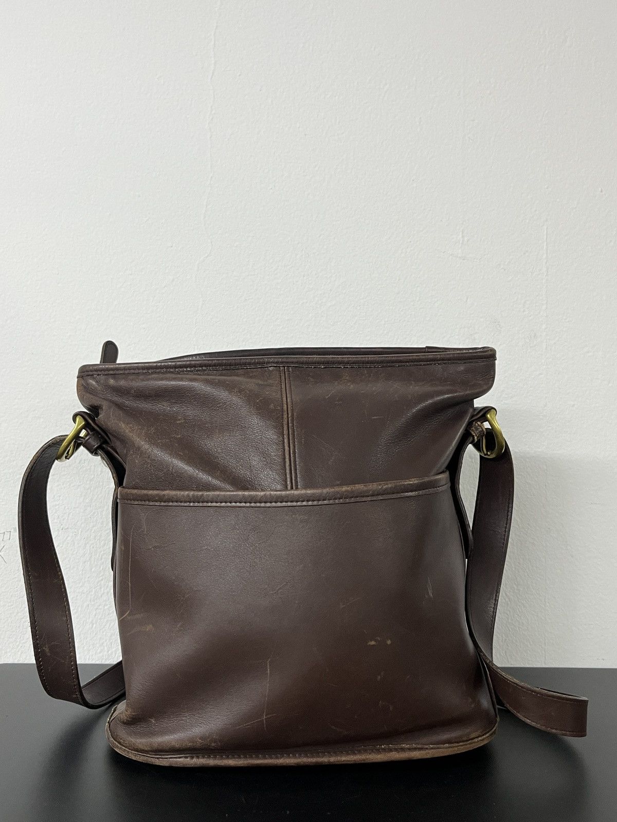 Coach Coach Vintage Tanned Patina Cowhide Leather Bucket Bag Size ONE SIZE - 16 Thumbnail