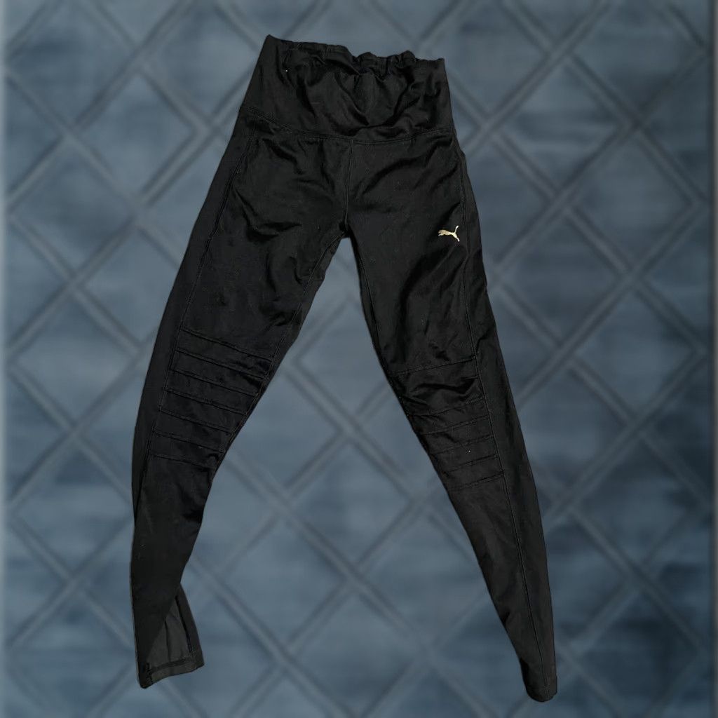 Puma PUMA Women's Compression Mid Rise Skinny Yoga Leggings Activewear Pants Size Small Black Size 28" / US 6 / IT 42 - 1 Thumbnail