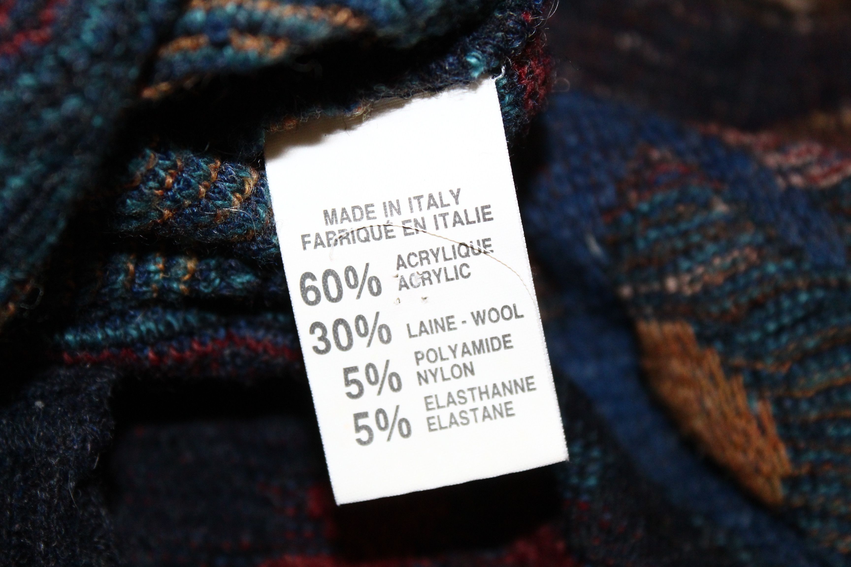 Homespun Knitwear VTG Devred Paris Navajo Pattern Crochet Cardigan Size US XXL / EU 58 / 5 - 9 Thumbnail