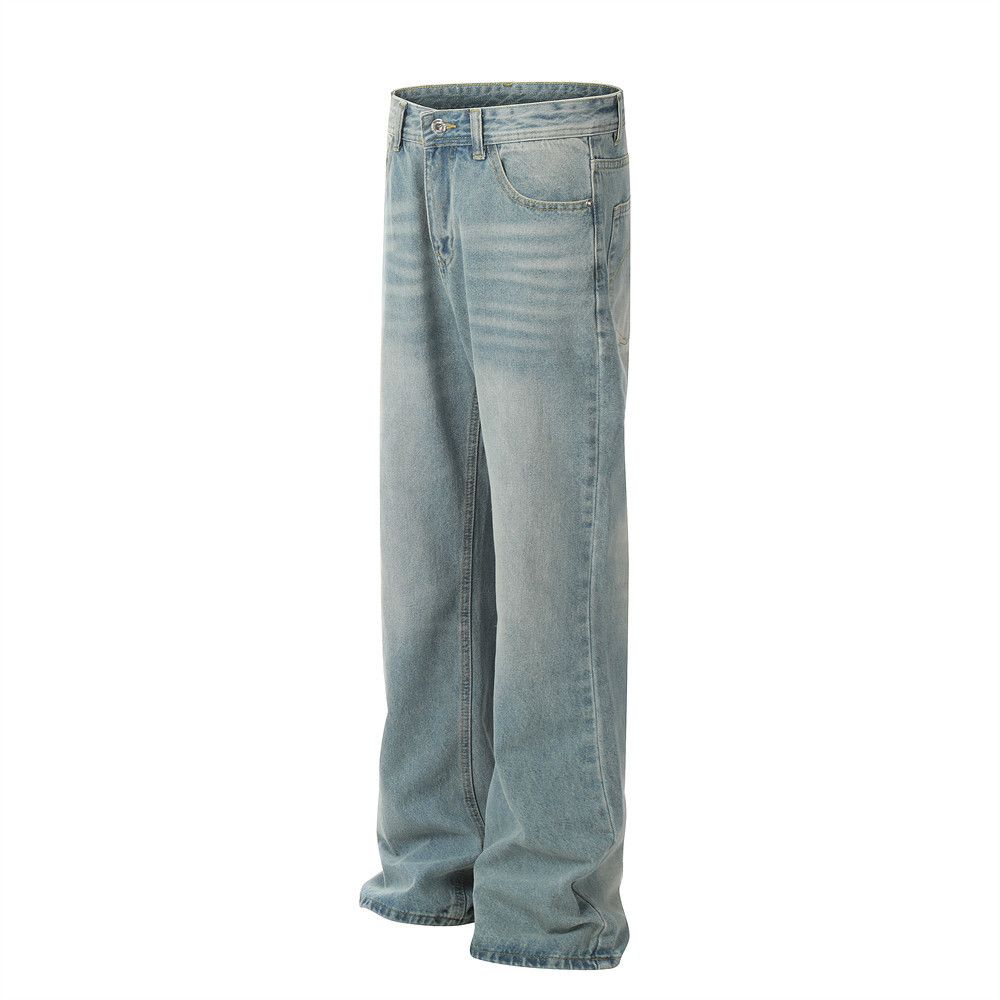 Japanese Brand × Jean Light blue vintage distressed loose casual washed jeans Size US 32 / EU 48 - 2 Thumbnail