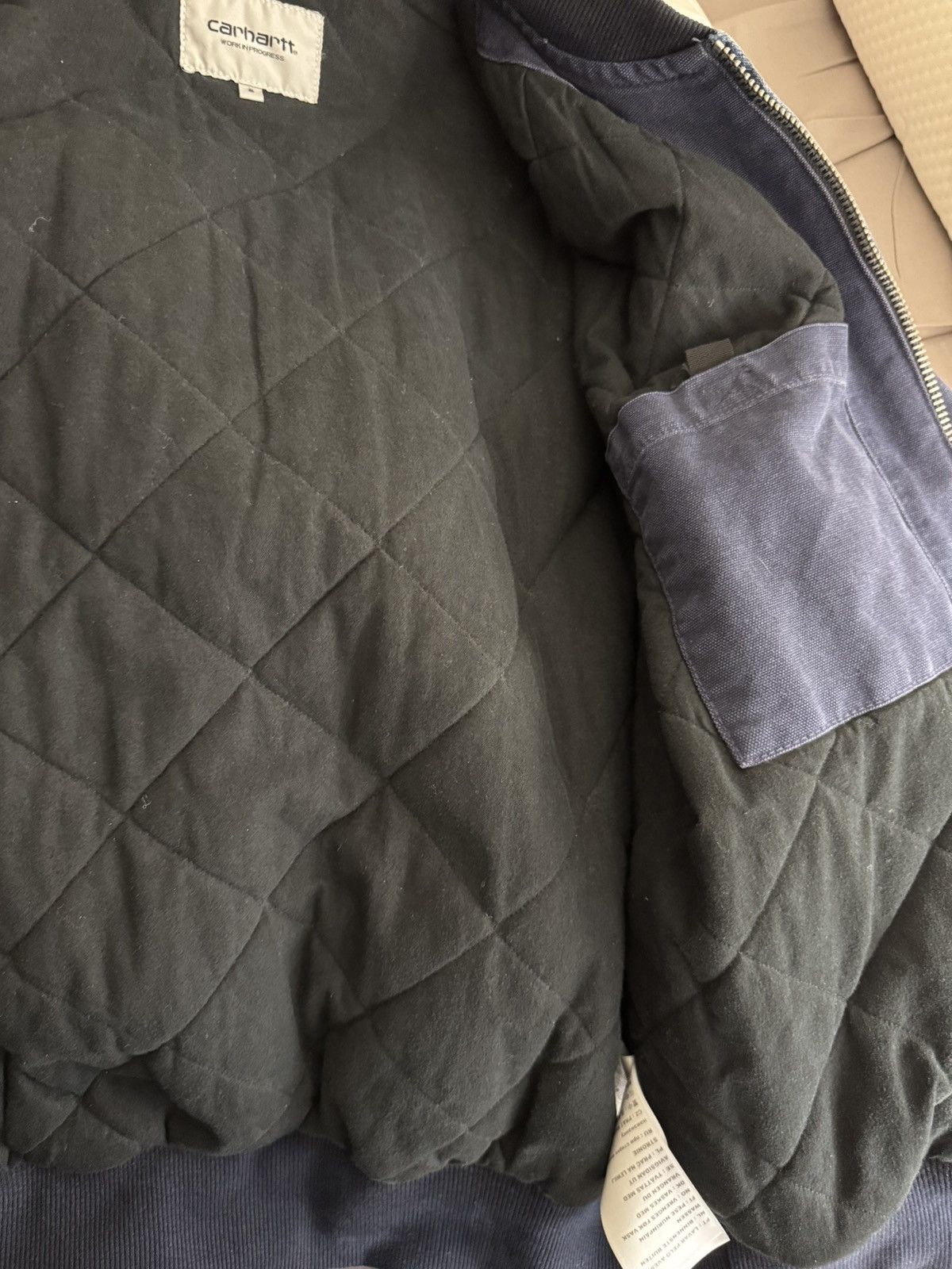 Carhartt × Carhartt Wip × Vintage Carhartt Work In Progress Paxon Bomber Blue Size S Size US S / EU 44-46 / 1 - 5 Thumbnail
