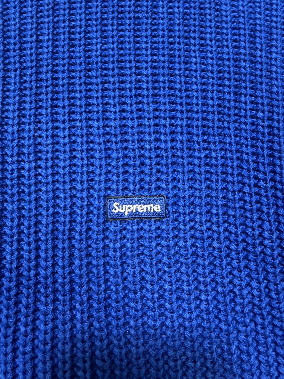Supreme Supreme Small Box Ribbed Sweater Royal Size US XL / EU 56 / 4 - 2 Thumbnail