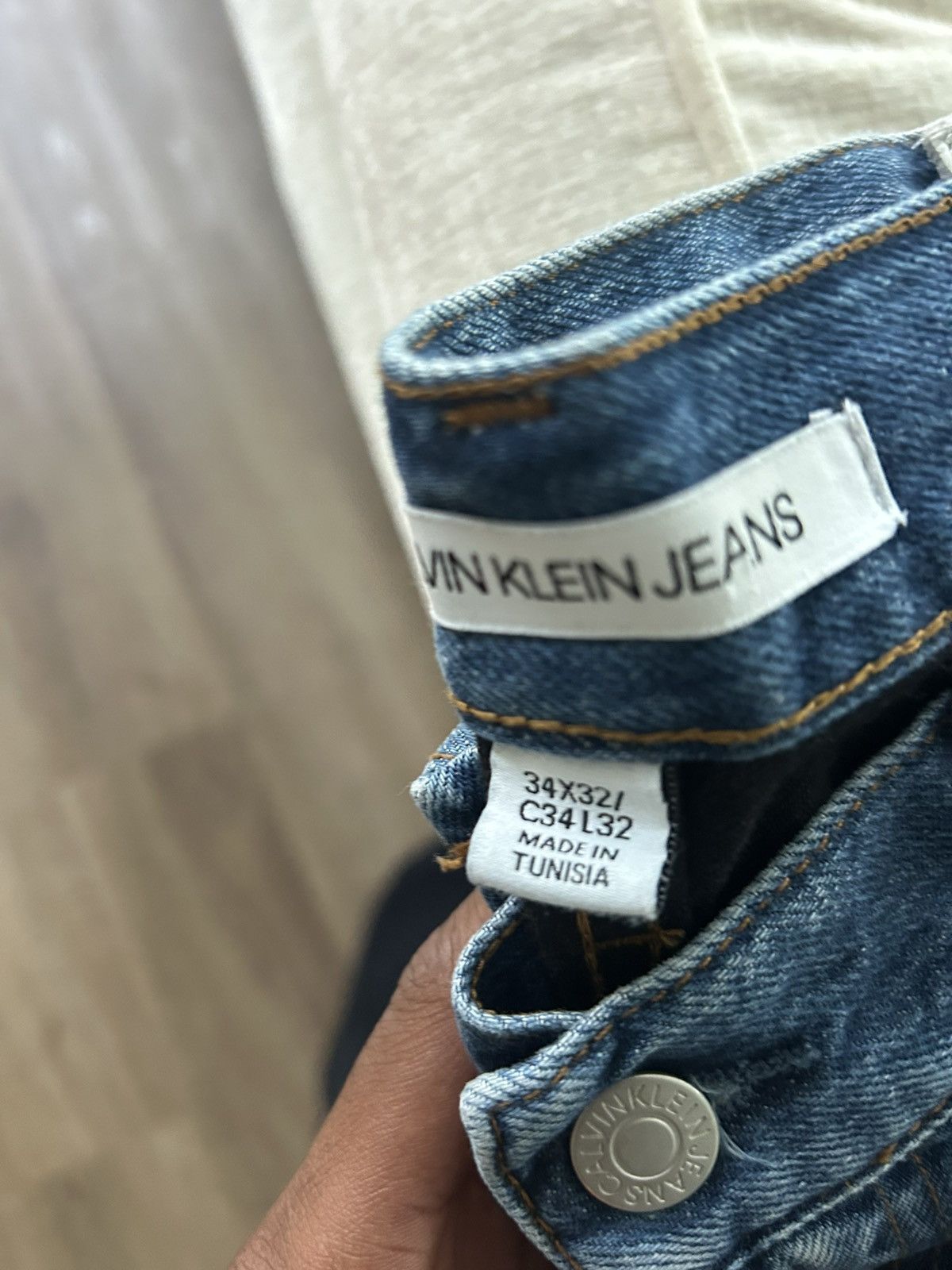 Calvin Klein Calvin Klein Color-block Slim fit Denim Jeans - 34 Size US 34 / EU 50 - 7 Thumbnail