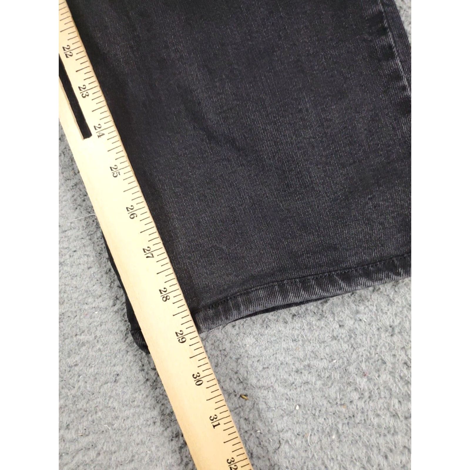 Levi's Levis 514 Jeans Mens Gray Straight Leg Regular Fit 34x29 Cotton Denim Pants Mens Size US 34 / EU 50 - 5 Thumbnail