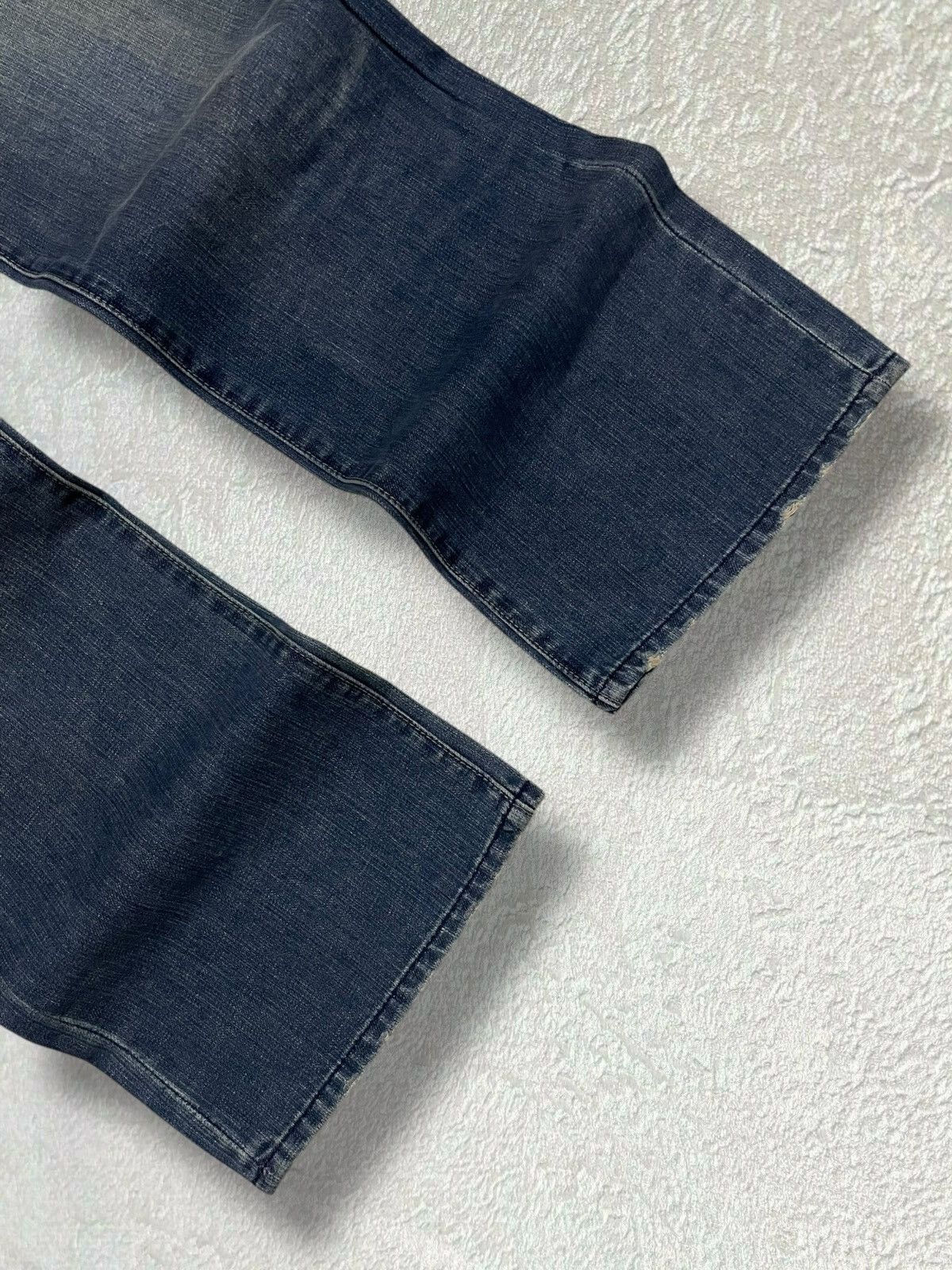 Tornado Mart Vintage Japan Designer Rush/Hour Distressed Flared Denim Size US 32 / EU 48 - 4 Thumbnail